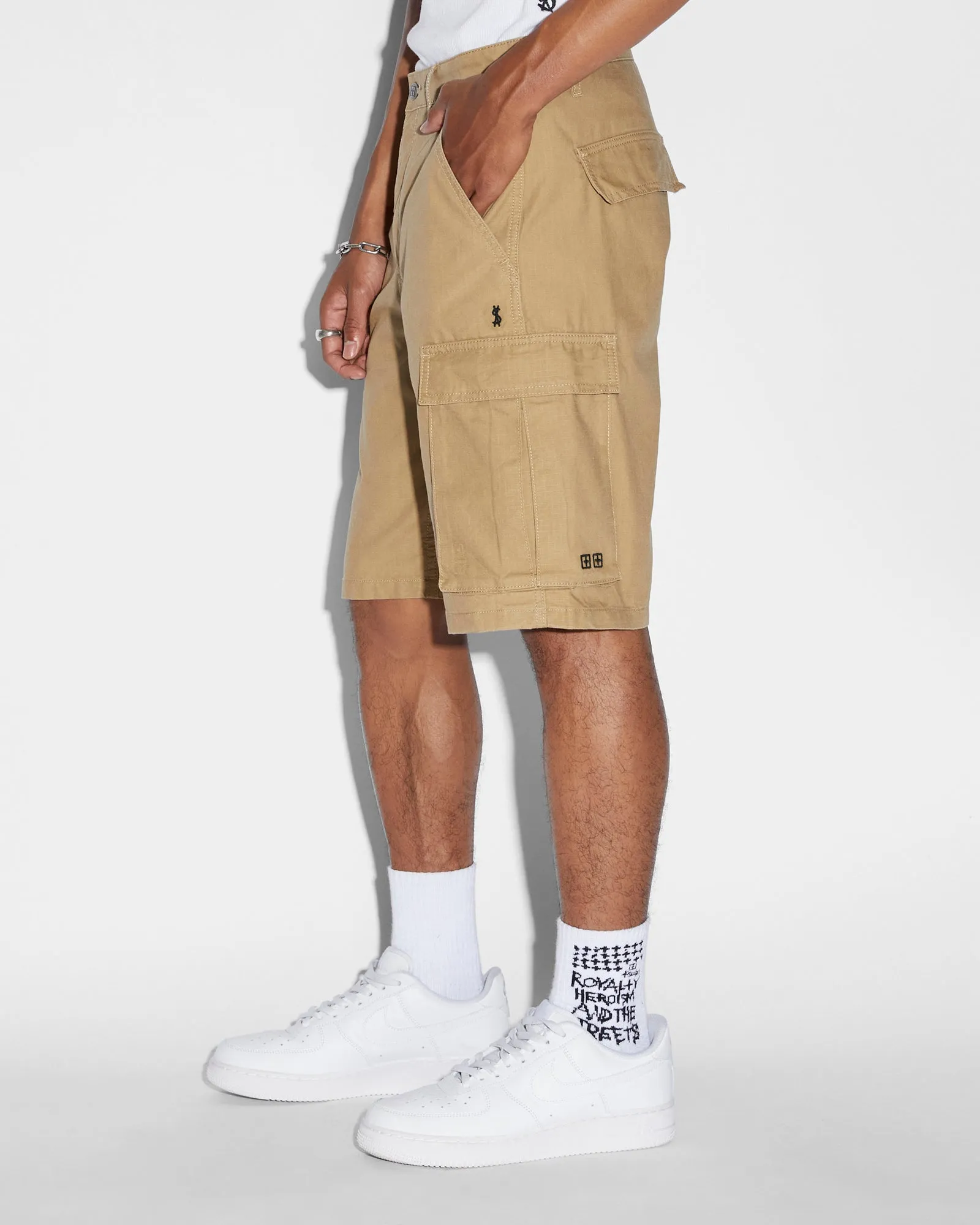 FUGITIVE CARGO SHORT DARK TAN sold by Ksubi product image thumbnail 4
