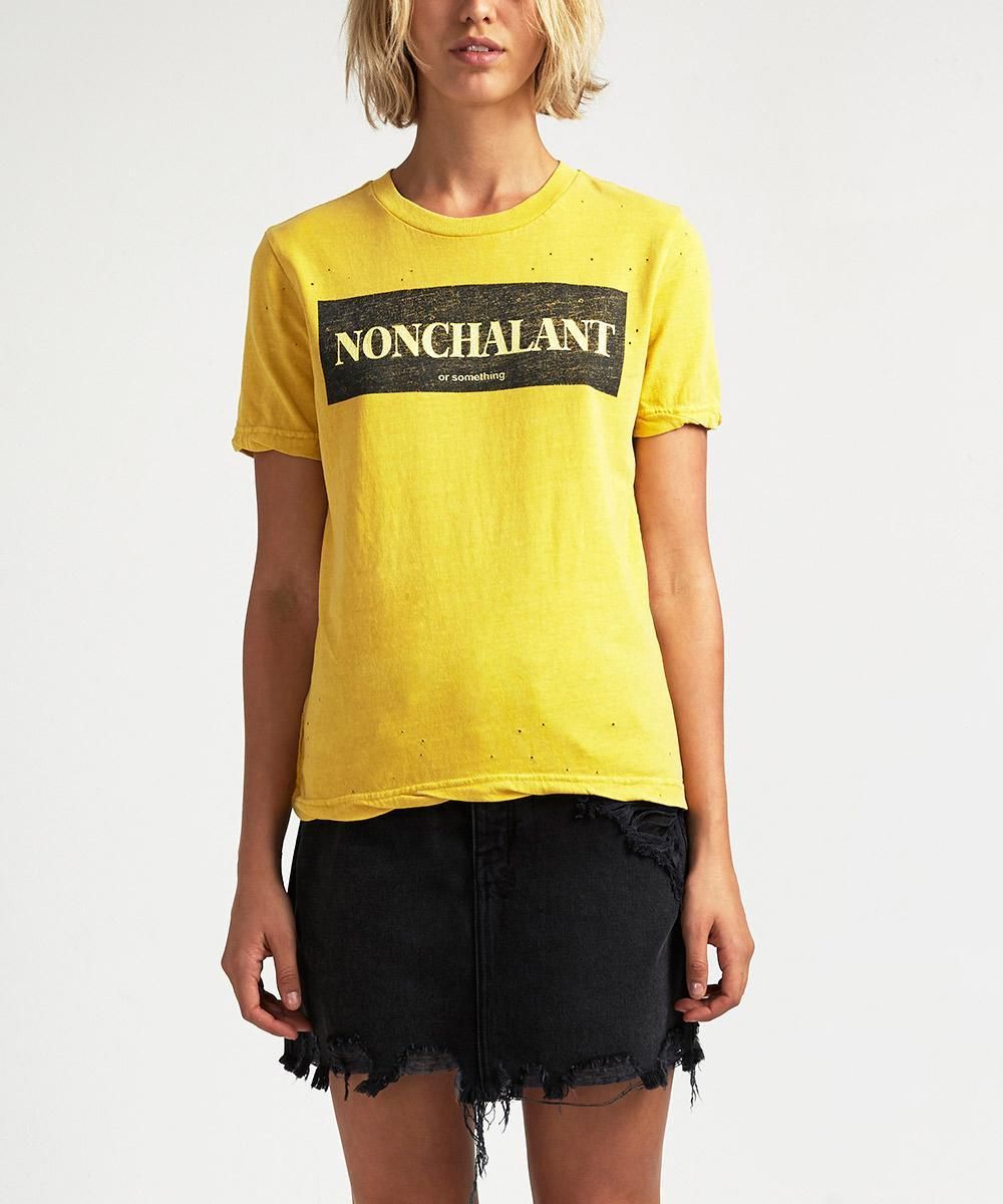 NONCHALANT SS TEE SAHARA sold by Ksubi