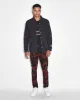PIXEL QUILTED LS SHIRT BLACK sold by Ksubi