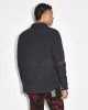 PIXEL QUILTED LS SHIRT BLACK sold by Ksubi