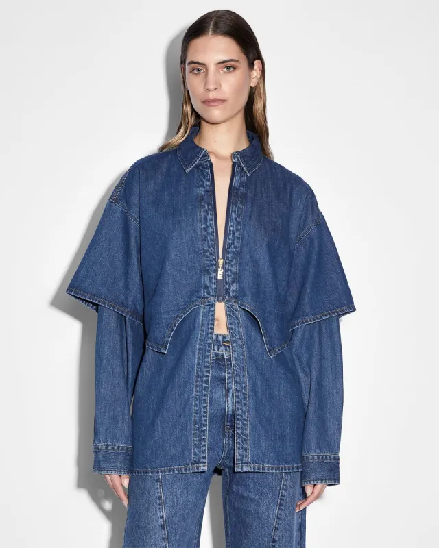 KSUBI X P.E NATION DOUBLE SHIRT RUNAWAY sold by Ksubi