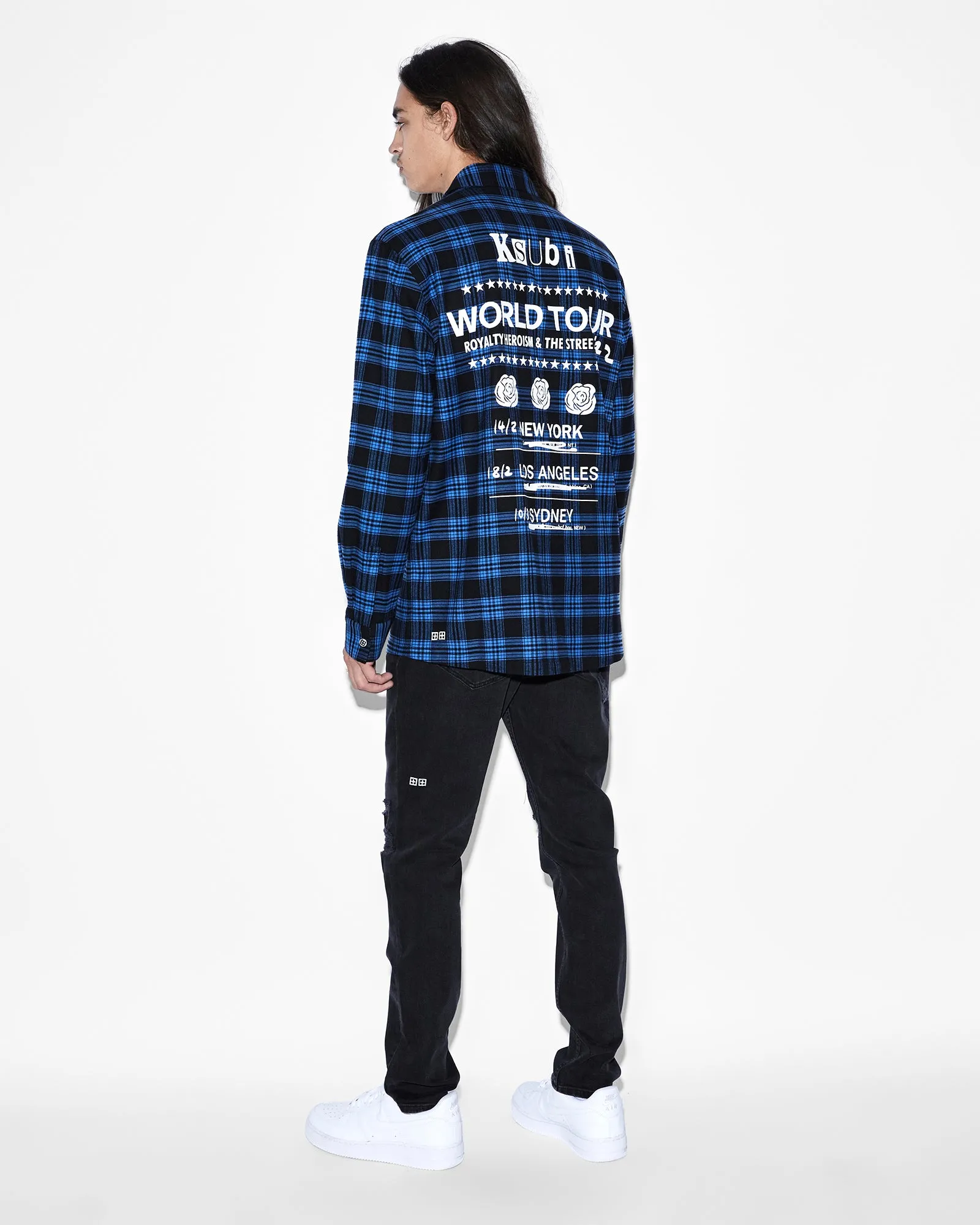 PARADOX LS SHIRT BLUE sold by Ksubi product image thumbnail 4