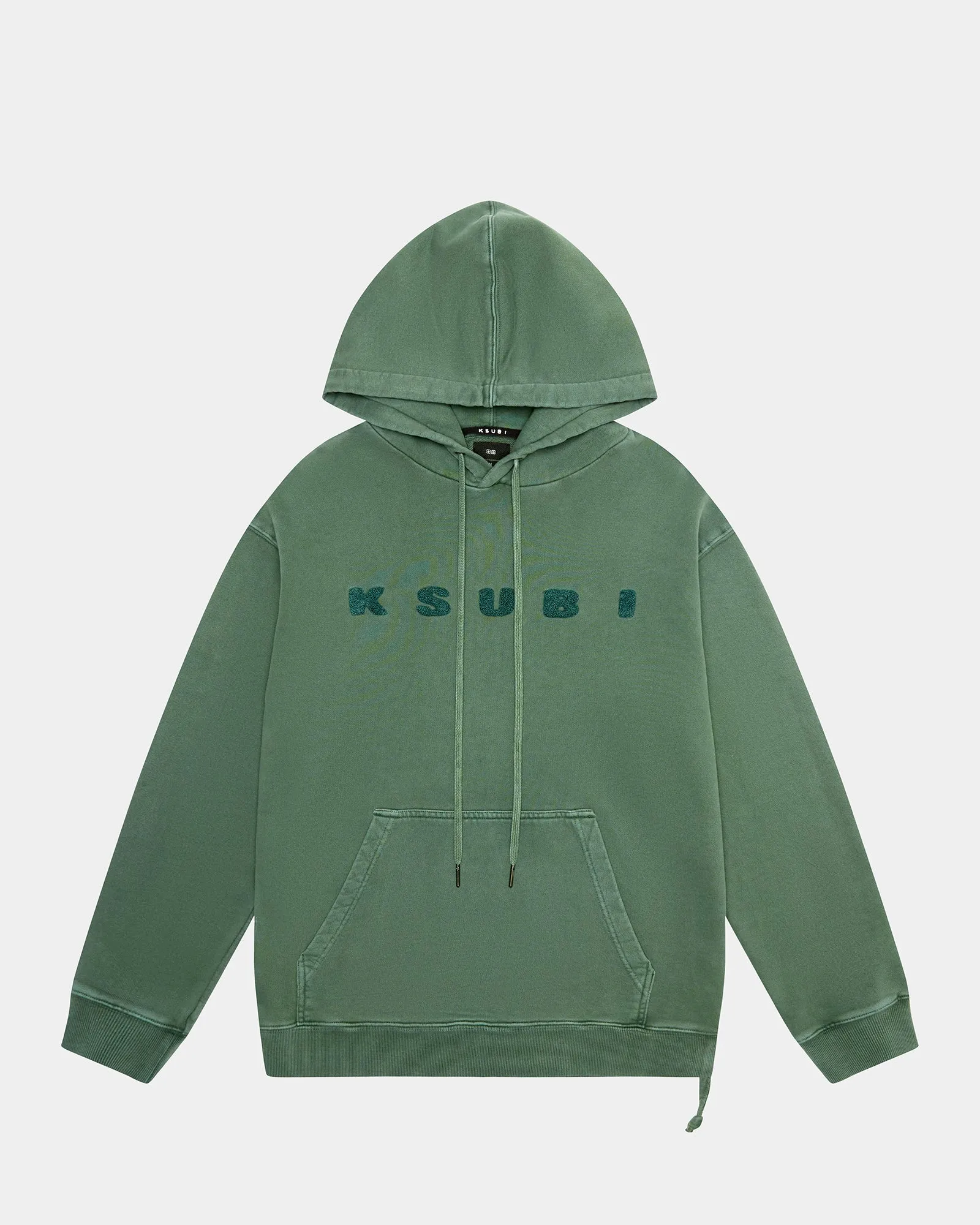 BLOCKED BIGGIE HOODIE EMERALD sold by Ksubi product image thumbnail 4
