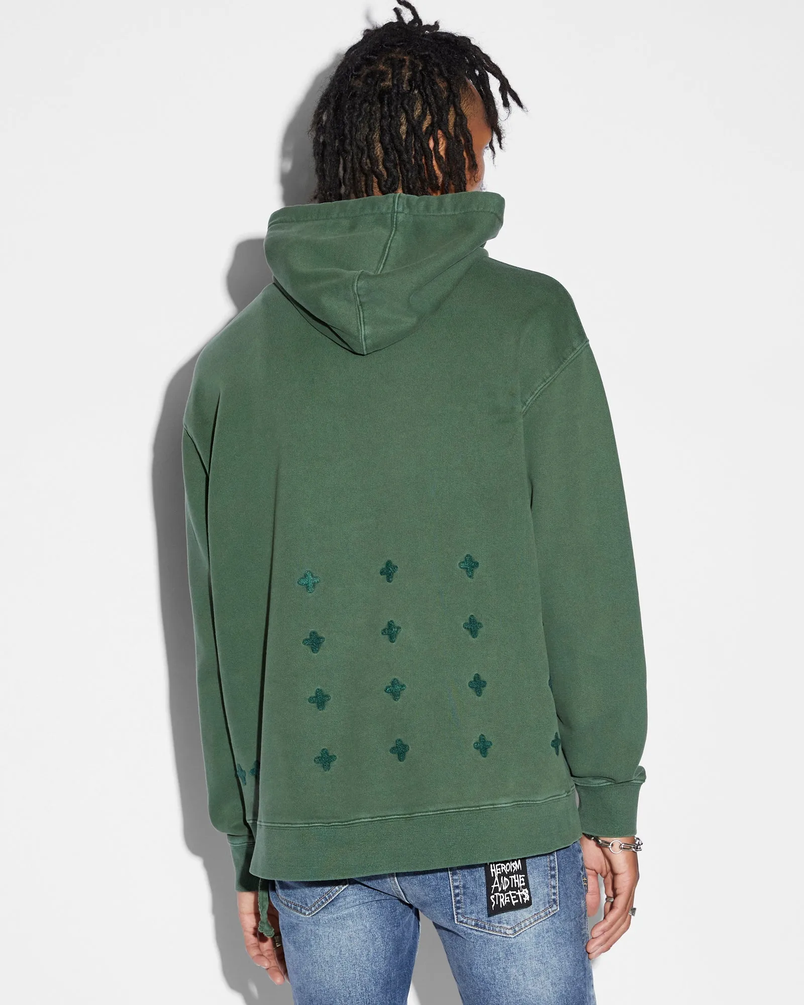 BLOCKED BIGGIE HOODIE EMERALD sold by Ksubi product image thumbnail 2