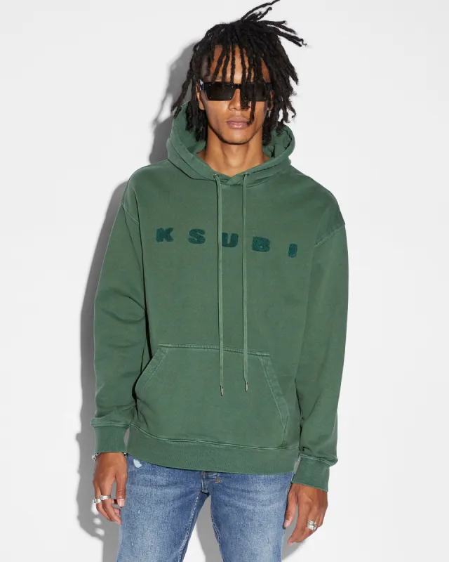 BLOCKED BIGGIE HOODIE EMERALD sold by Ksubi