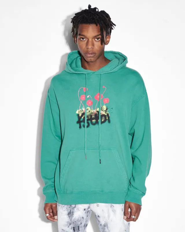 GRASS CUTTER BIGGIE HOODIE GREENOUT sold by Ksubi