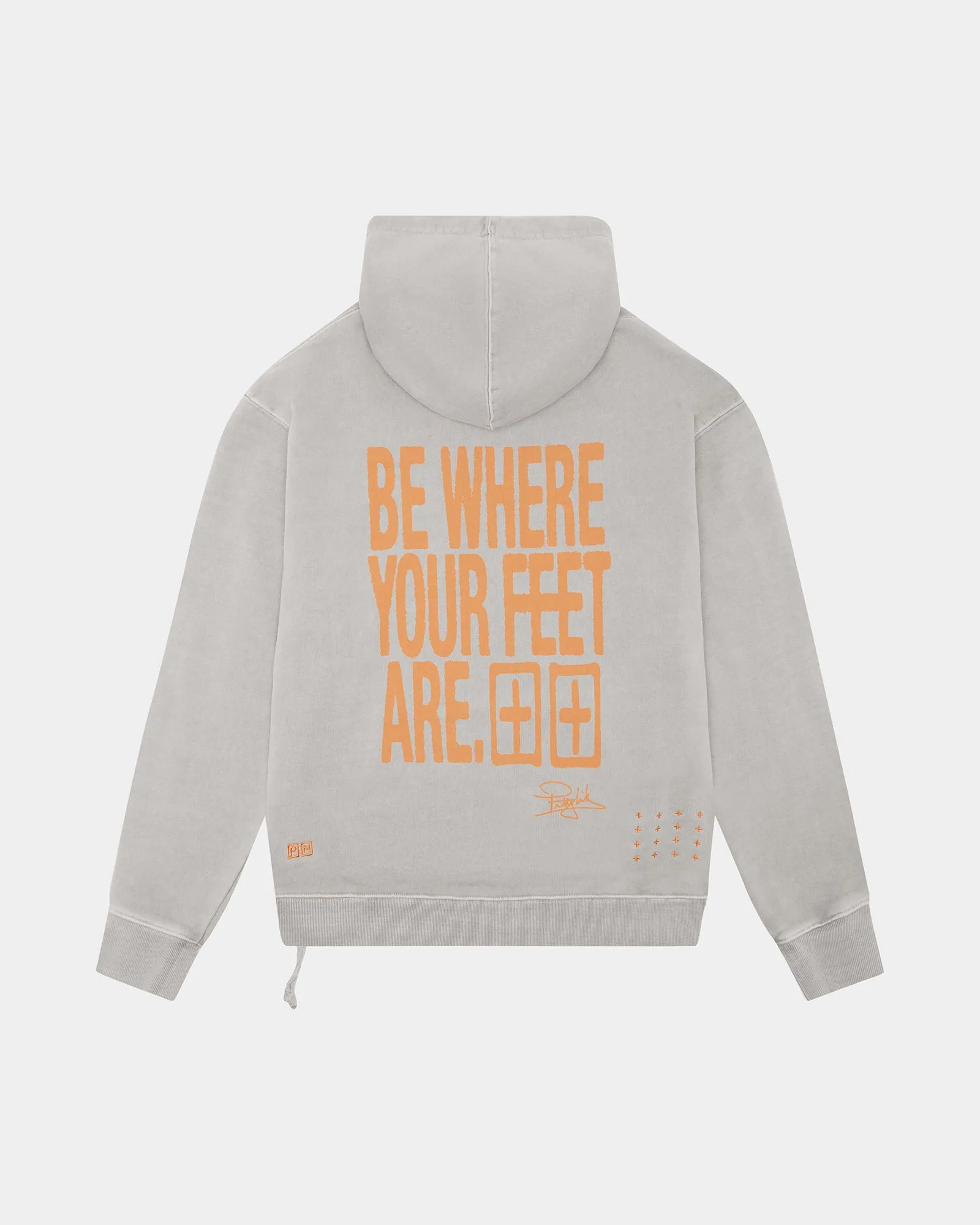 MOTTO BIGGIE HOODIE DUST sold by Ksubi product image thumbnail 4