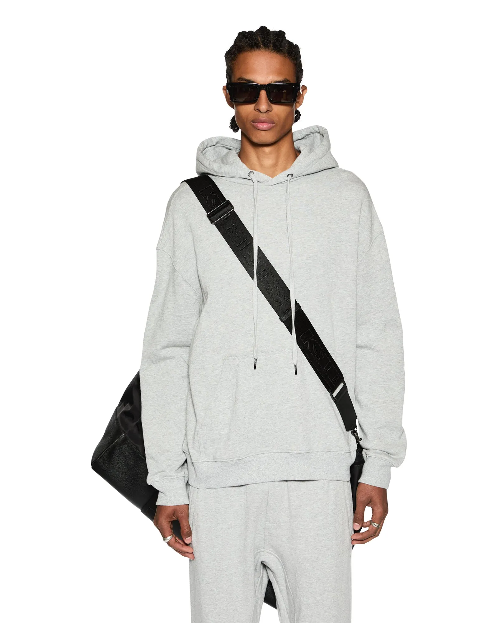 4 X 4 BIGGIE HOODIE GREY MARLE sold by Ksubi product image thumbnail 5