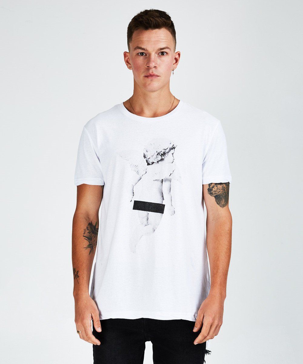 NAUGHTY BOYS SS TEE TRU WHITE sold by Ksubi product image thumbnail 2