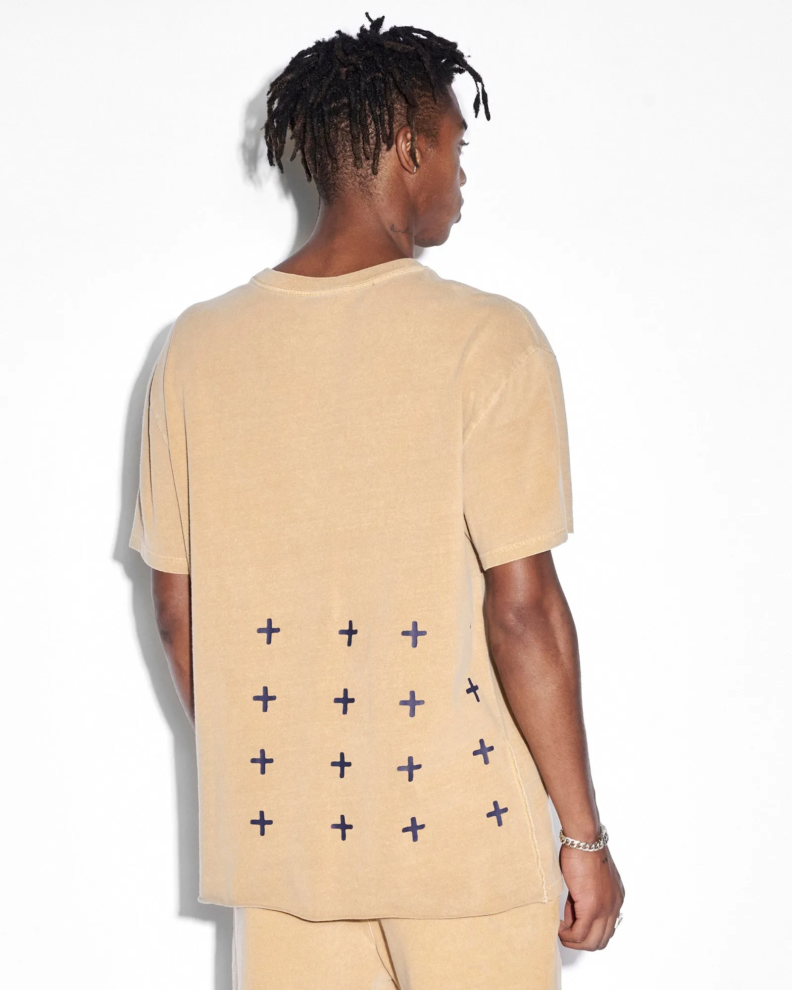 4X4 BIGGIE SS TEE DARK AMBER sold by Ksubi