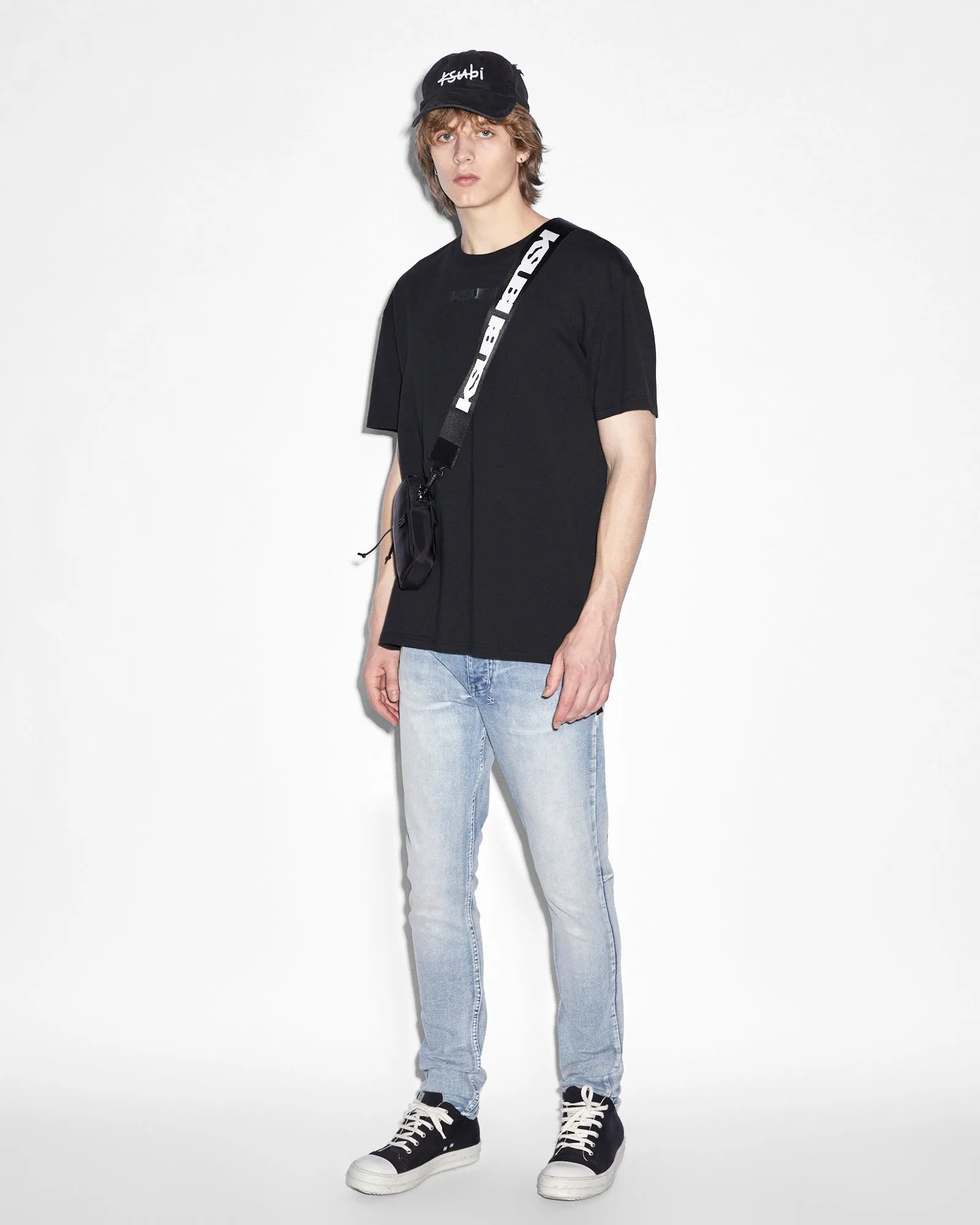 STEALTH BIGGIE SS TEE JET BLACK sold by Ksubi product image thumbnail 2