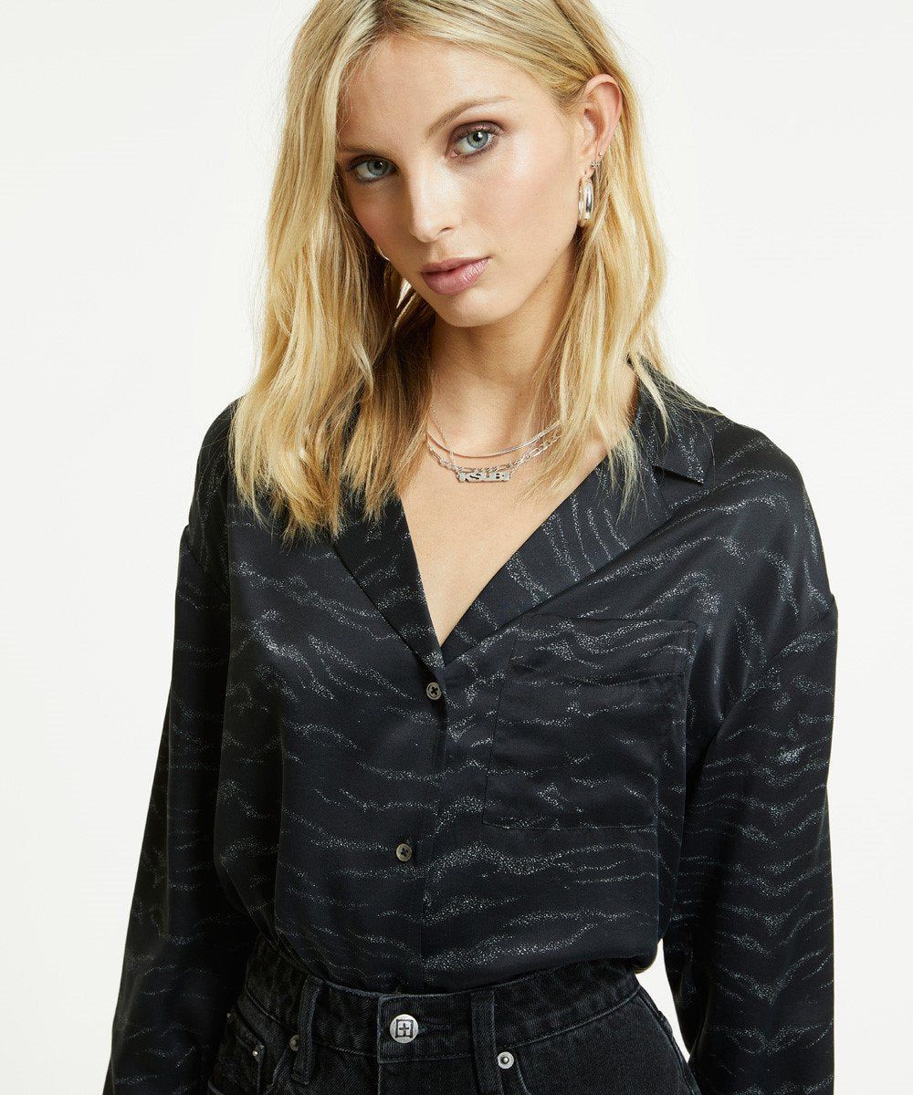 GENESIS LS SHIRT BLACK sold by Ksubi product image thumbnail 3