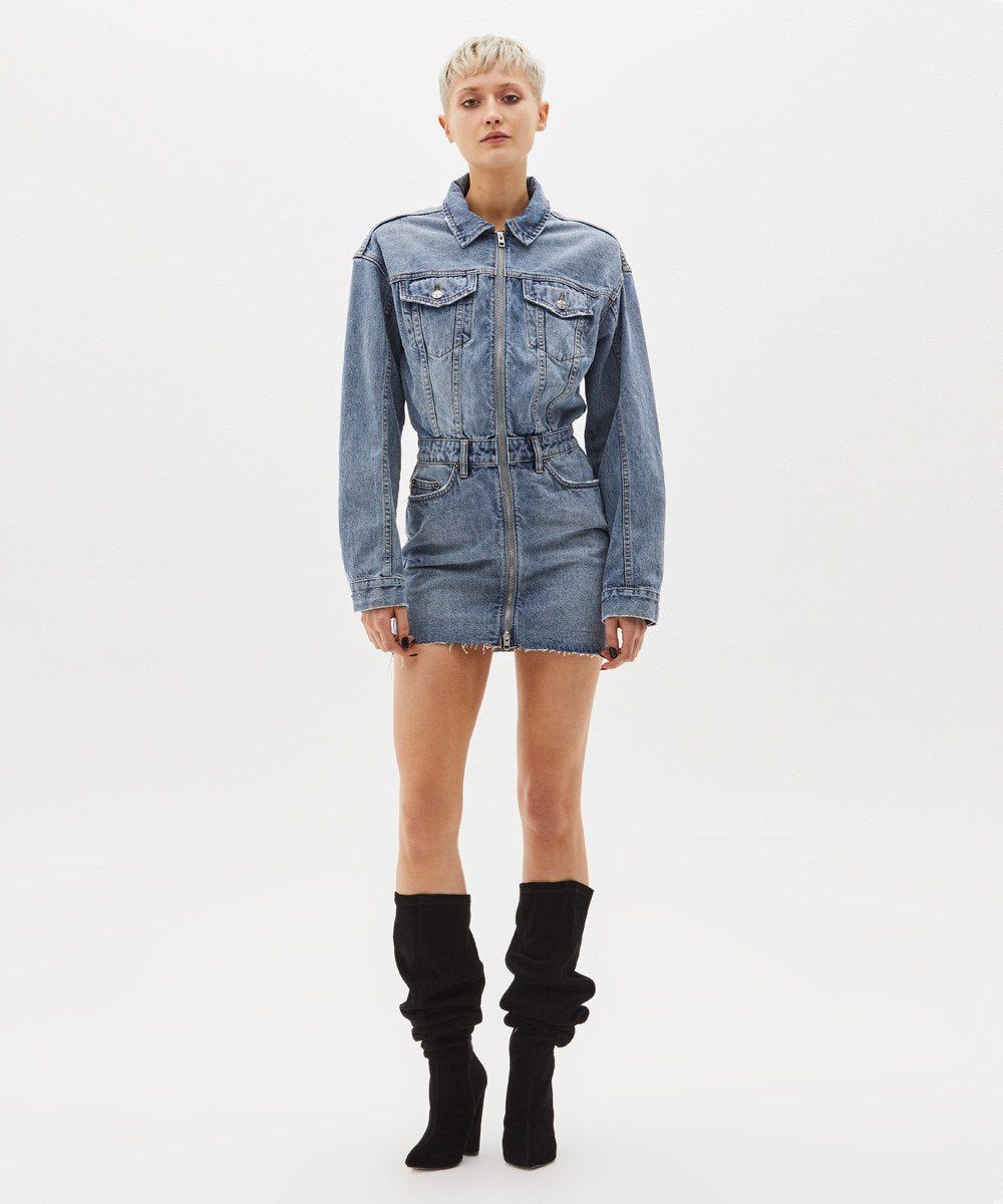 DOMINO DRESS UNDERRATED BLUE sold by Ksubi product image thumbnail 2