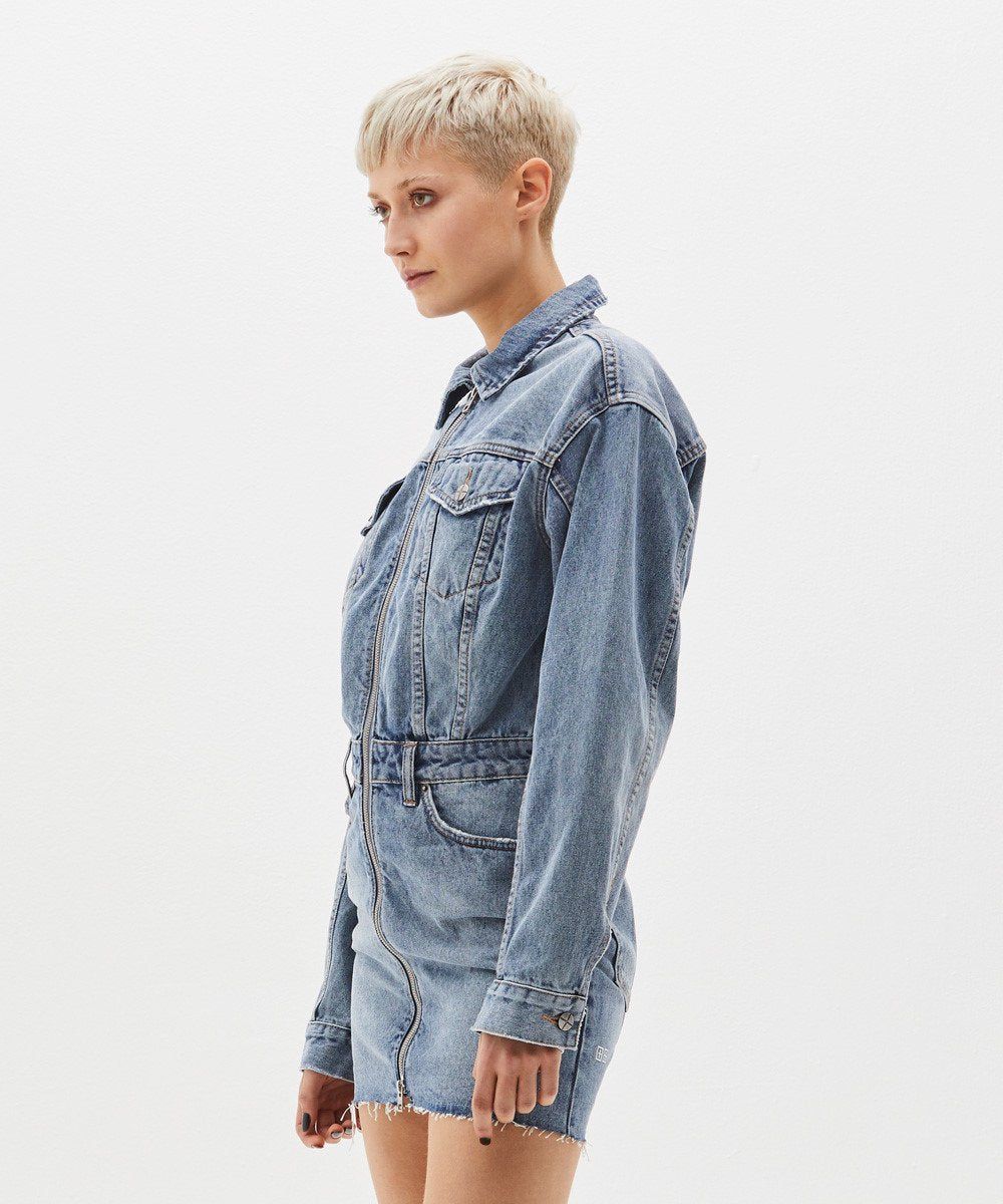 DOMINO DRESS UNDERRATED BLUE sold by Ksubi product image thumbnail 3