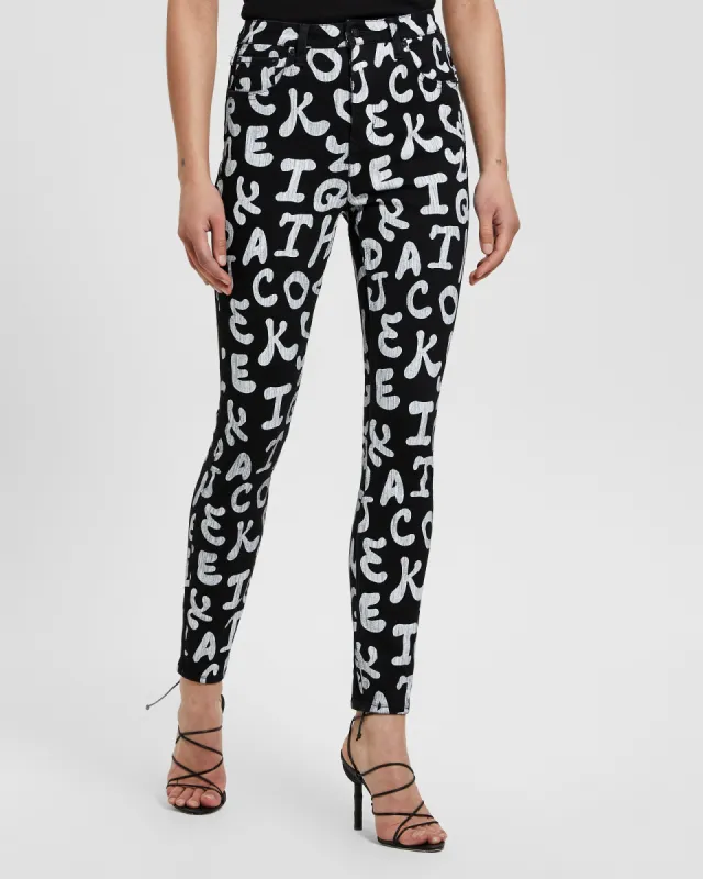 HI N WASTED ALPHABET STREET sold by Ksubi