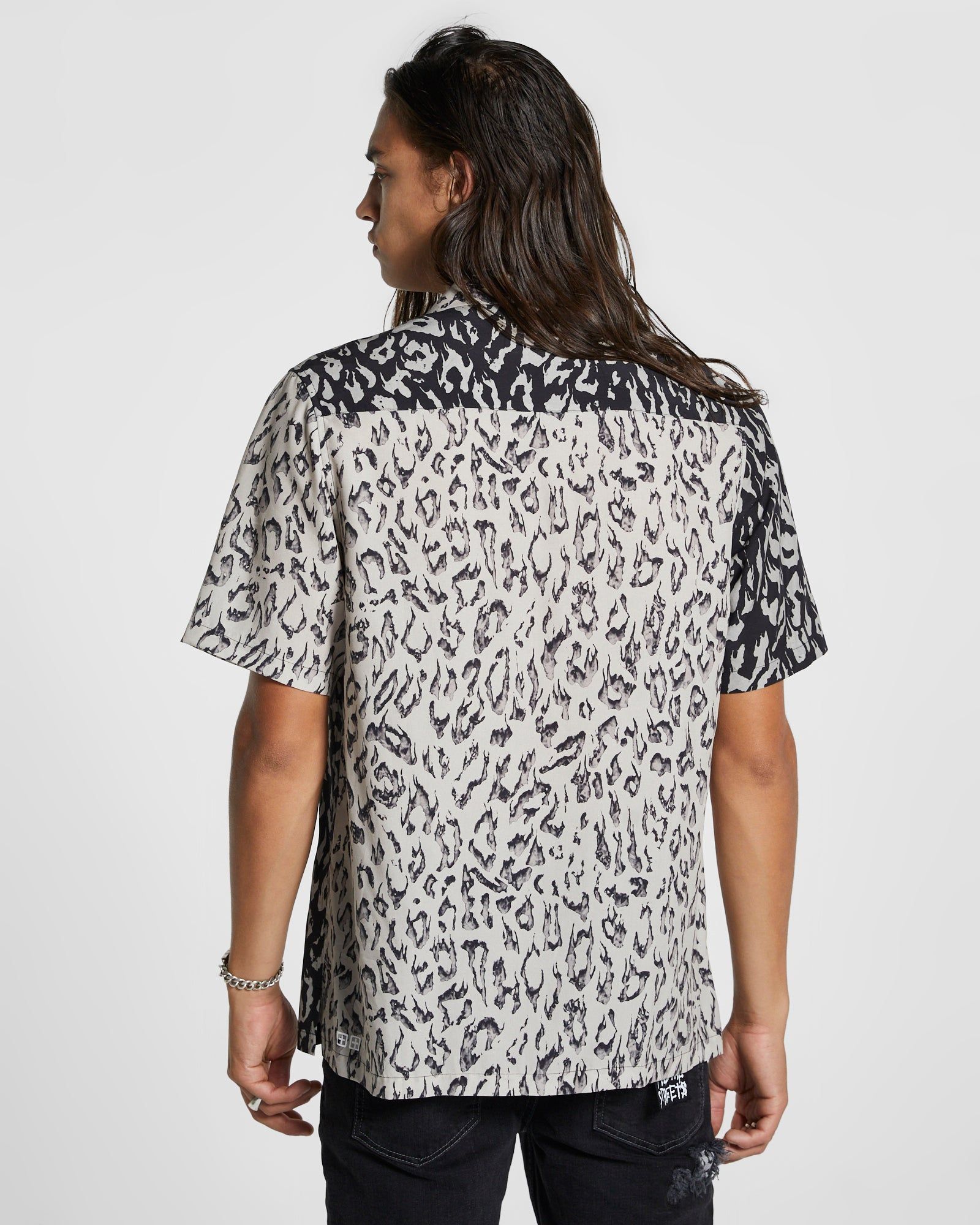 FIRE RESORT SS SHIRT 2 TONE BL sold by Ksubi product image thumbnail 3