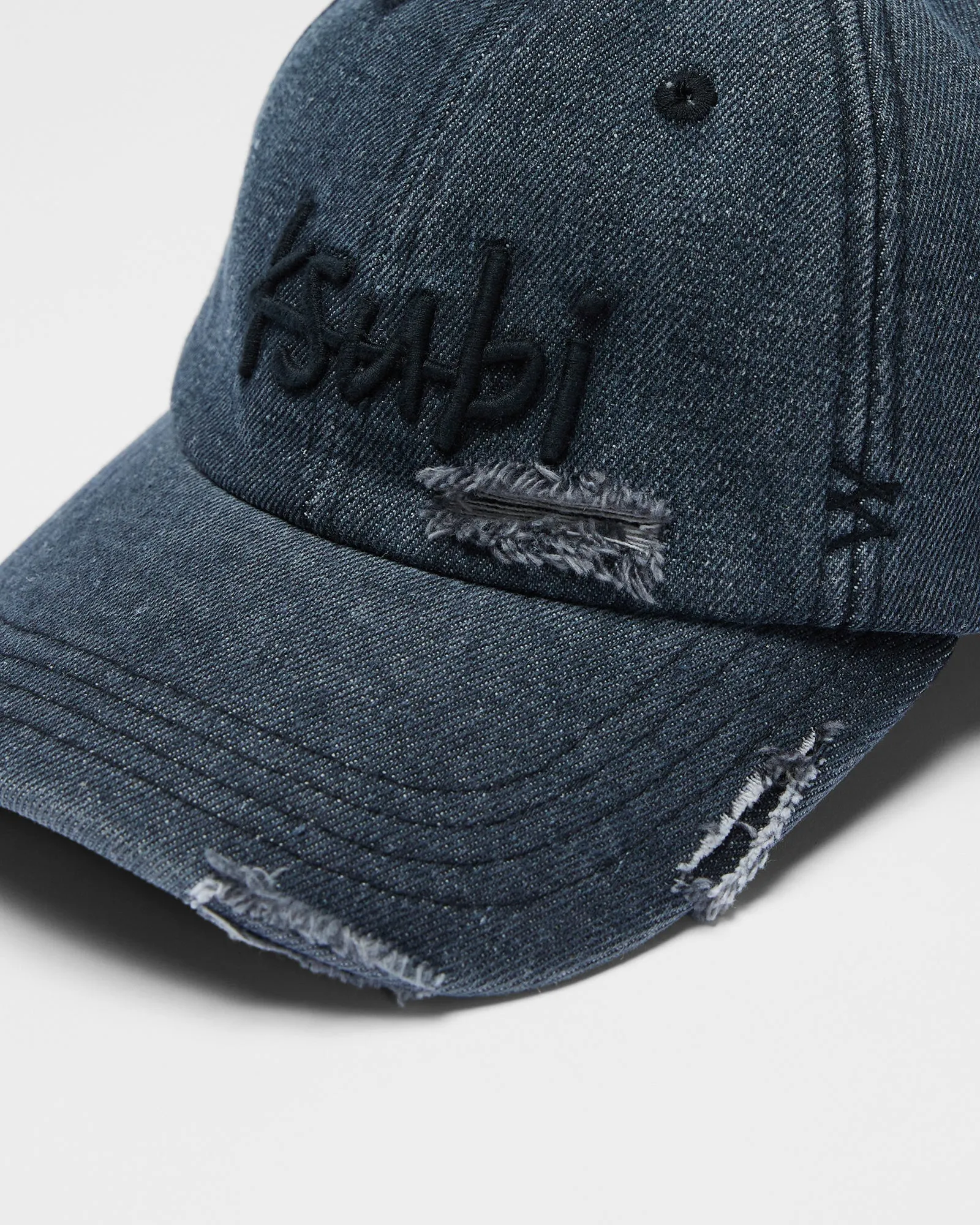 【豪発】スビ KSUBI 1999 lofi cap ecru trashed キャップ 1999 Lofi Trashed Denim Hat - Ecru | Ksubi ++