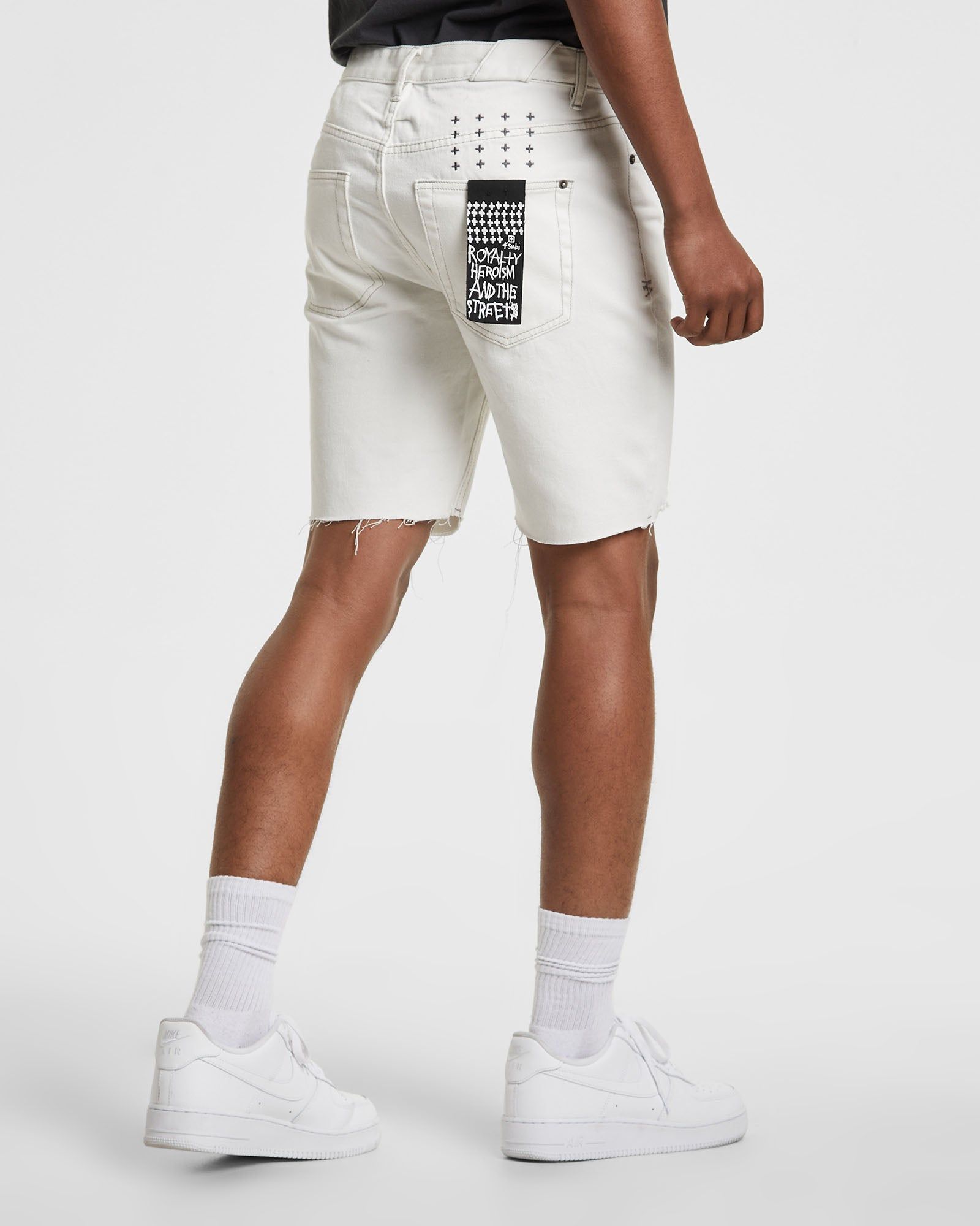 CHOPPER SHORT RETOX WHITE TRASHED sold by Ksubi product image thumbnail 3