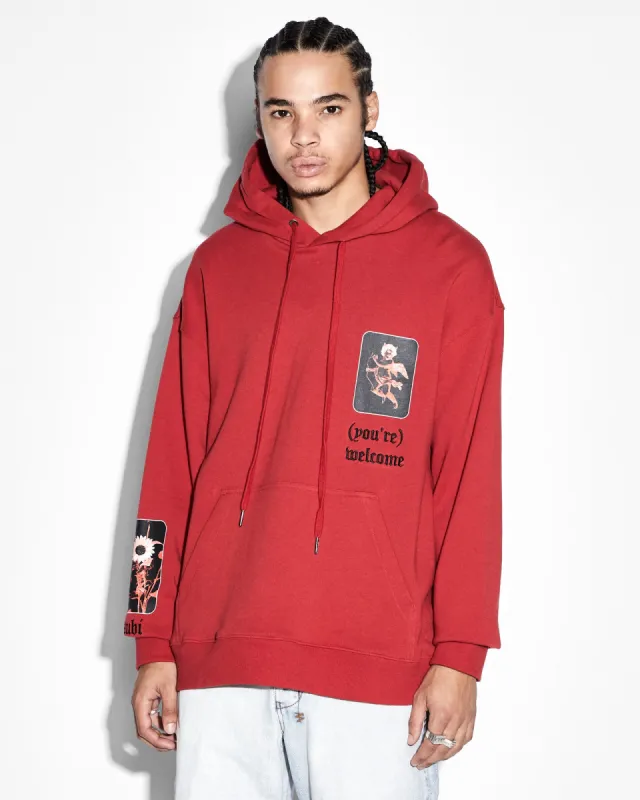 ICONS BIGGIE HOODIE CRIMSON sold by Ksubi
