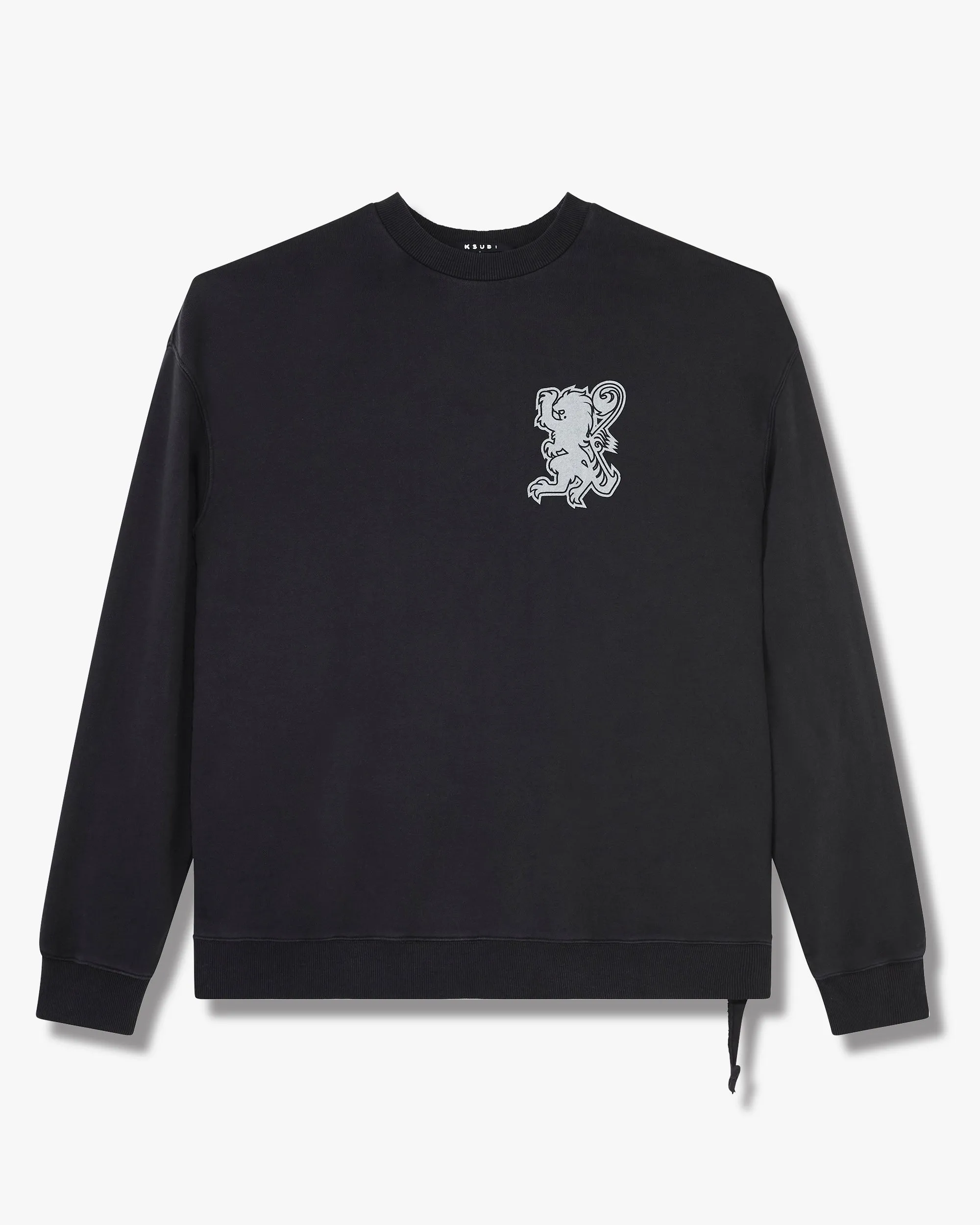 ROYALTY BIGGIE CREW JET BLACK sold by Ksubi product image thumbnail 5