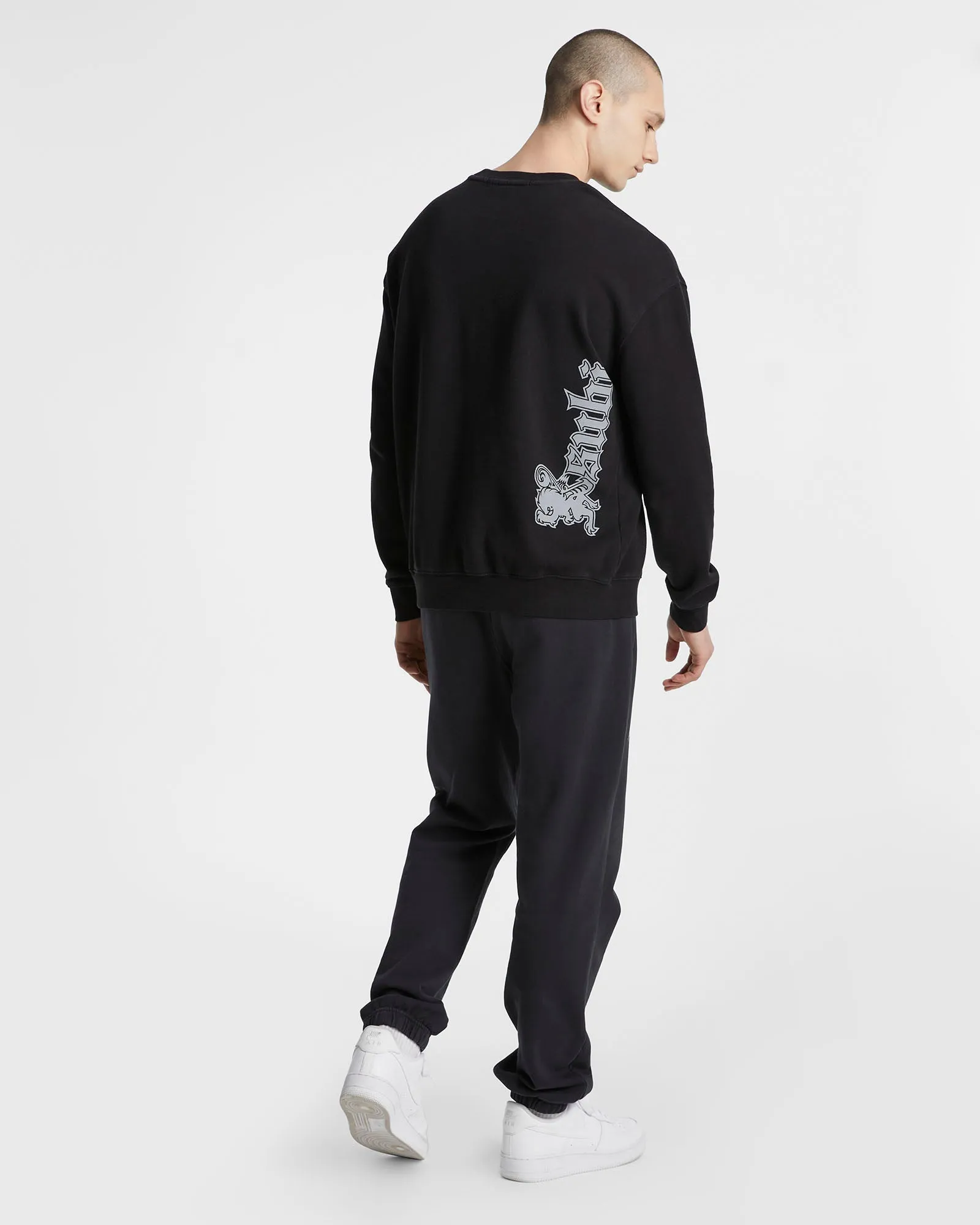 ROYALTY BIGGIE CREW JET BLACK sold by Ksubi product image thumbnail 4