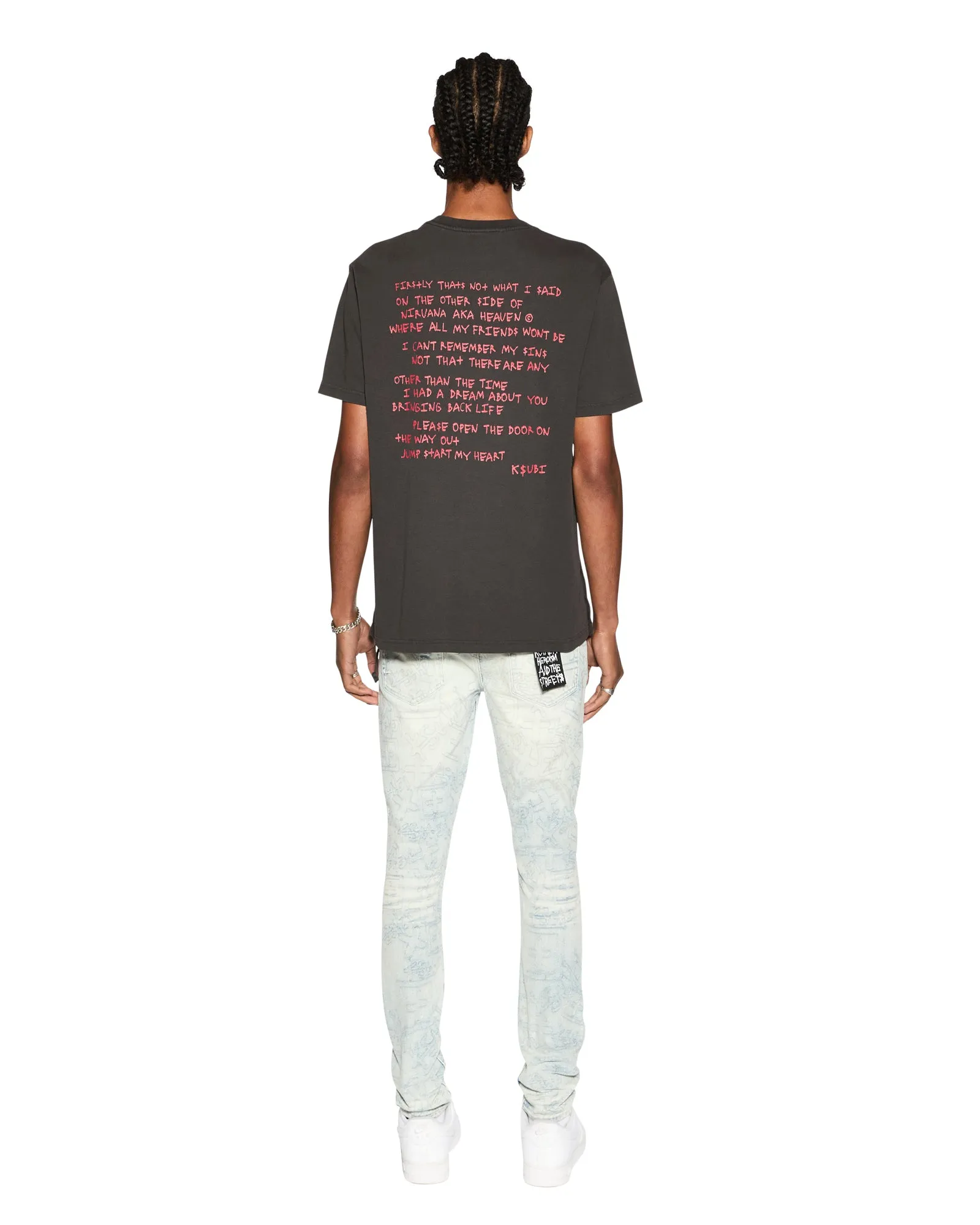 SABBATH KASH SS TEE FADED BLACK sold by Ksubi product image thumbnail 5
