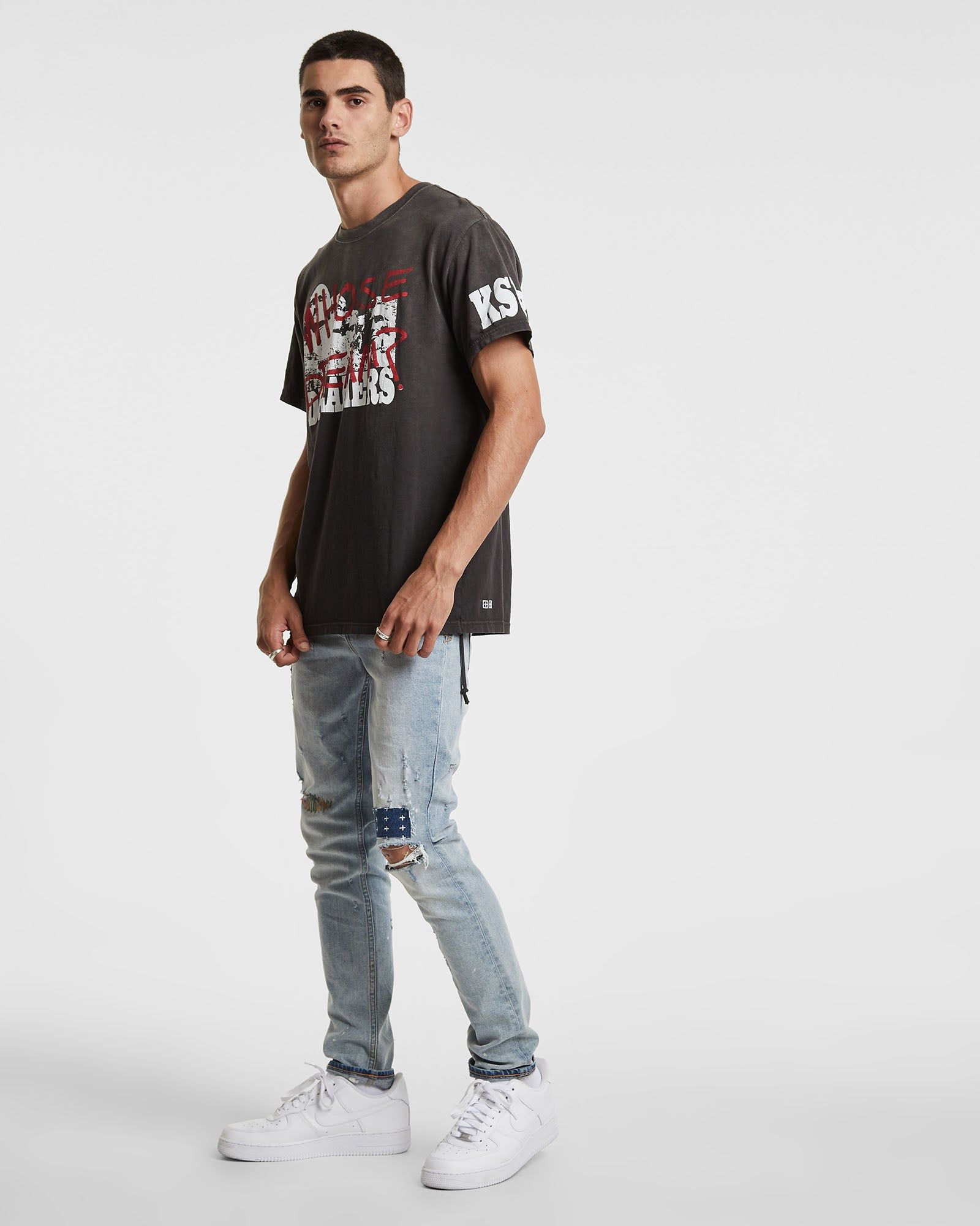 DREAMERS KASH SS TEE JET BLACK sold by Ksubi product image thumbnail 2