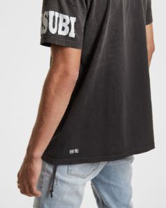 DREAMERS KASH SS TEE JET BLACK sold by Ksubi