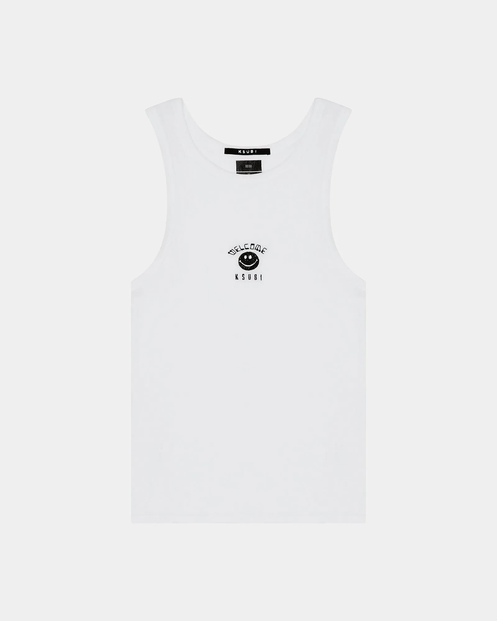 ZINE DEBUT SINGLET WHITE sold by Ksubi product image thumbnail 5