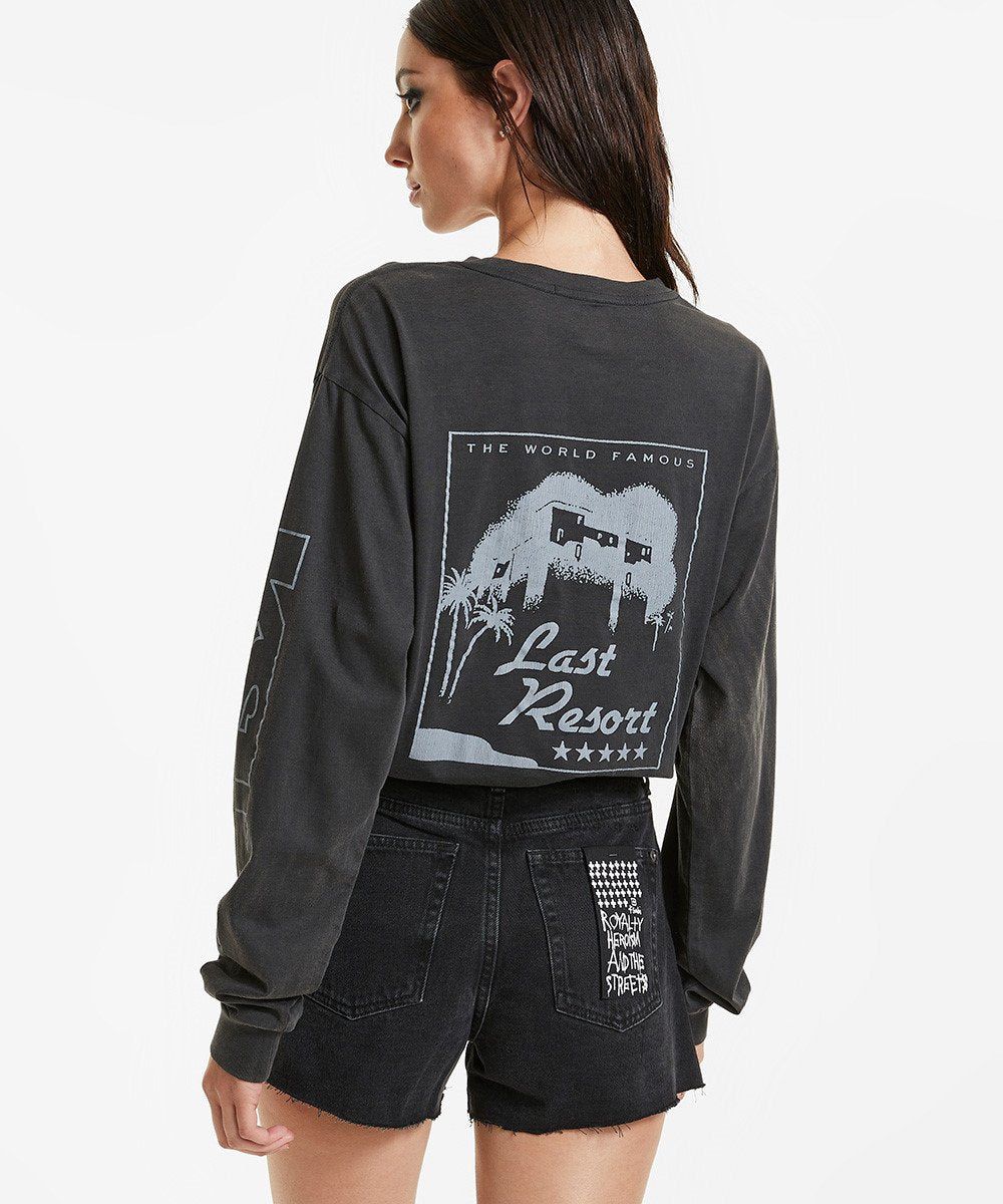 LAST RESORT LS TEE VINTAGE GREY sold by Ksubi product image thumbnail 3