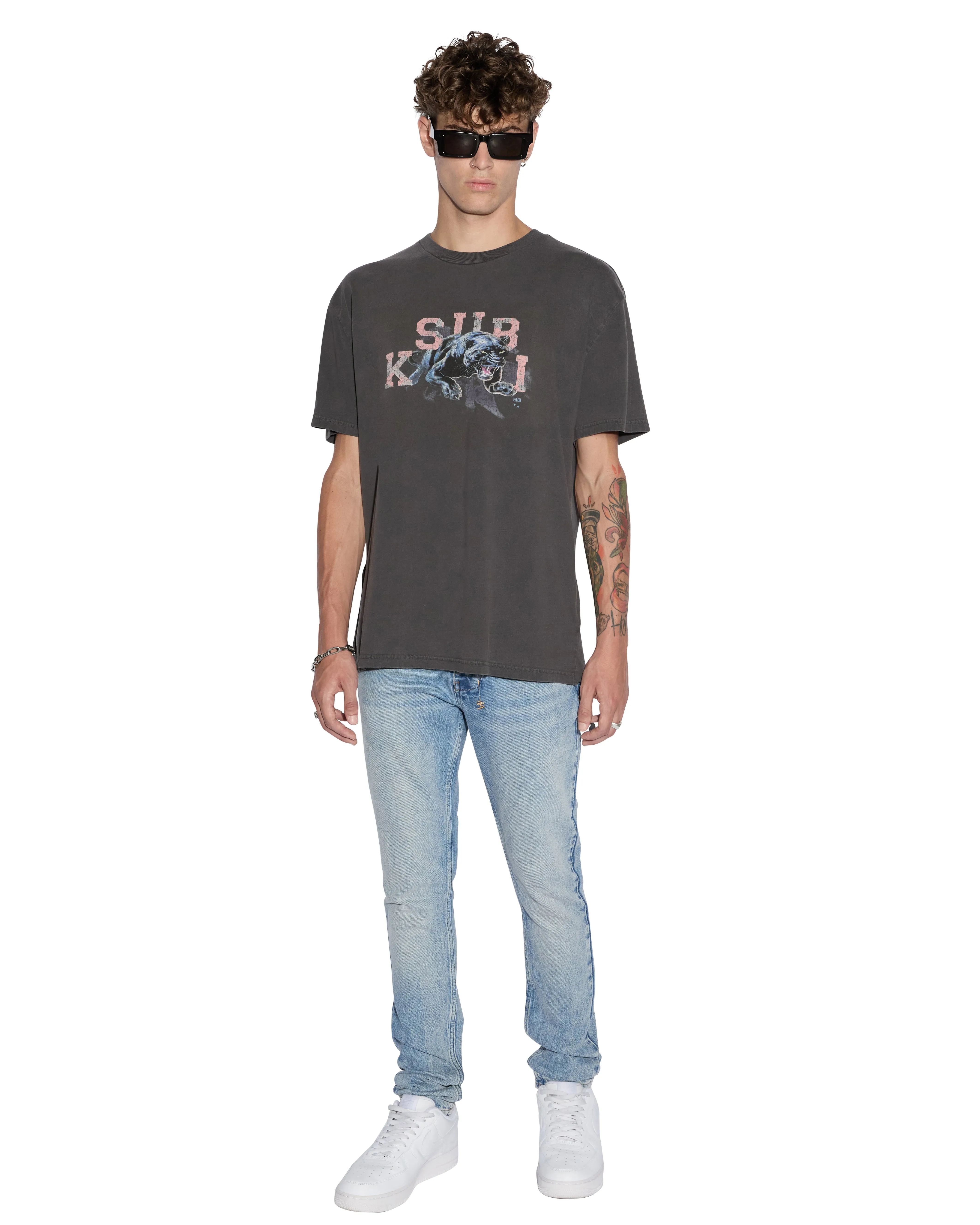 APEX BIGGIE SS TEE FADED BLACK sold by Ksubi product image thumbnail 2
