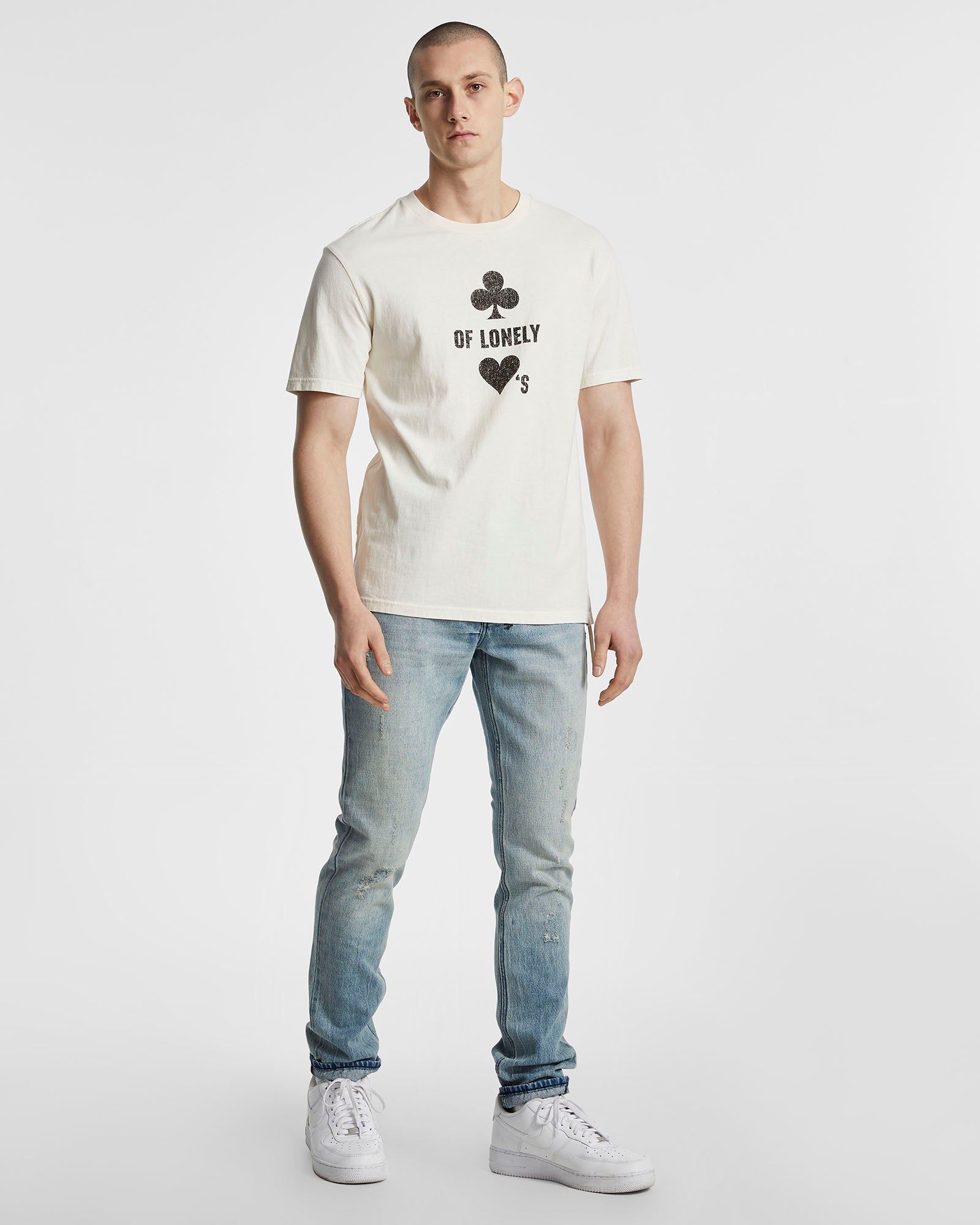 KLUB OF HEARTS KASH SS TEE WHITE sold by Ksubi product image thumbnail 2