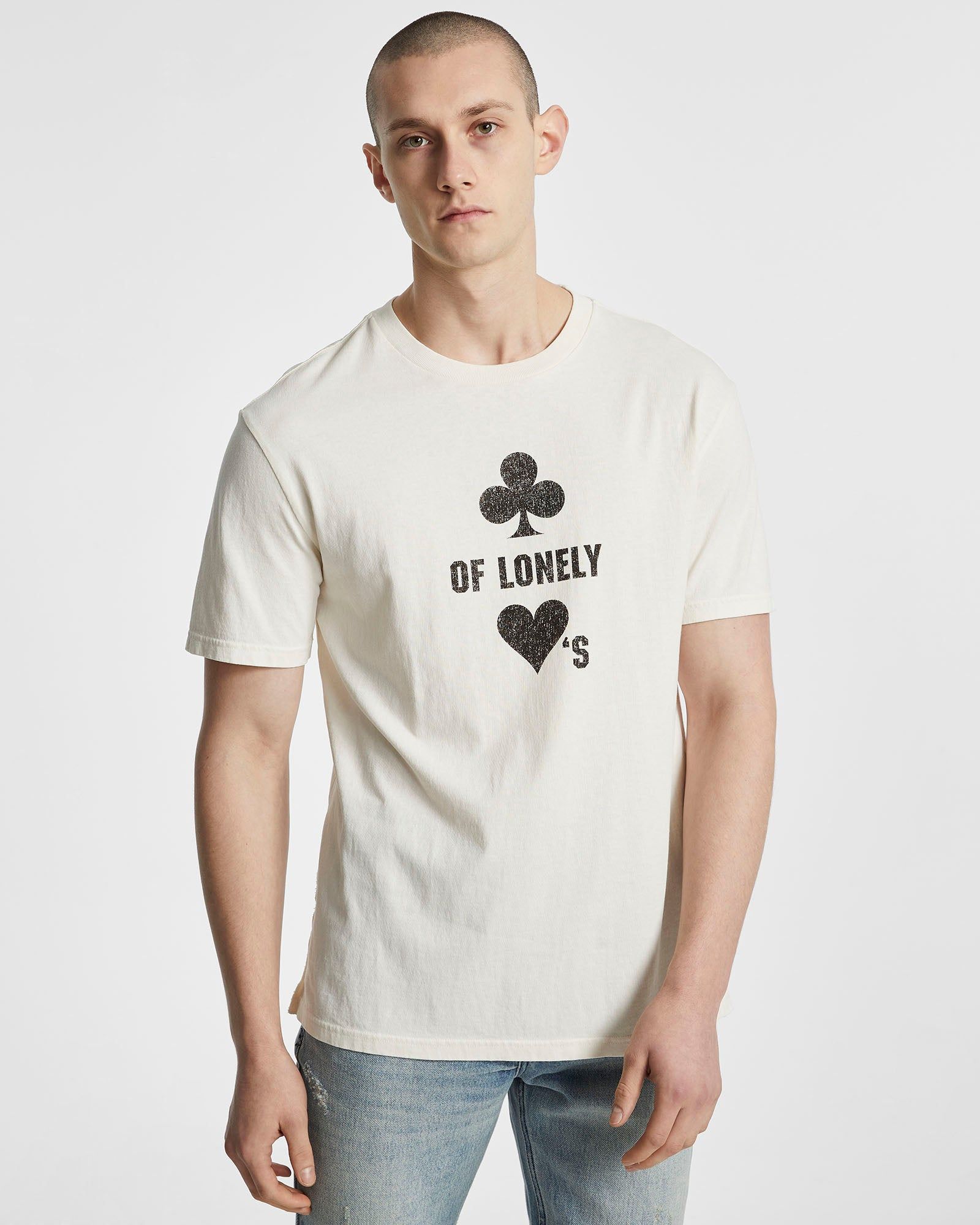 KLUB OF HEARTS KASH SS TEE WHITE sold by Ksubi