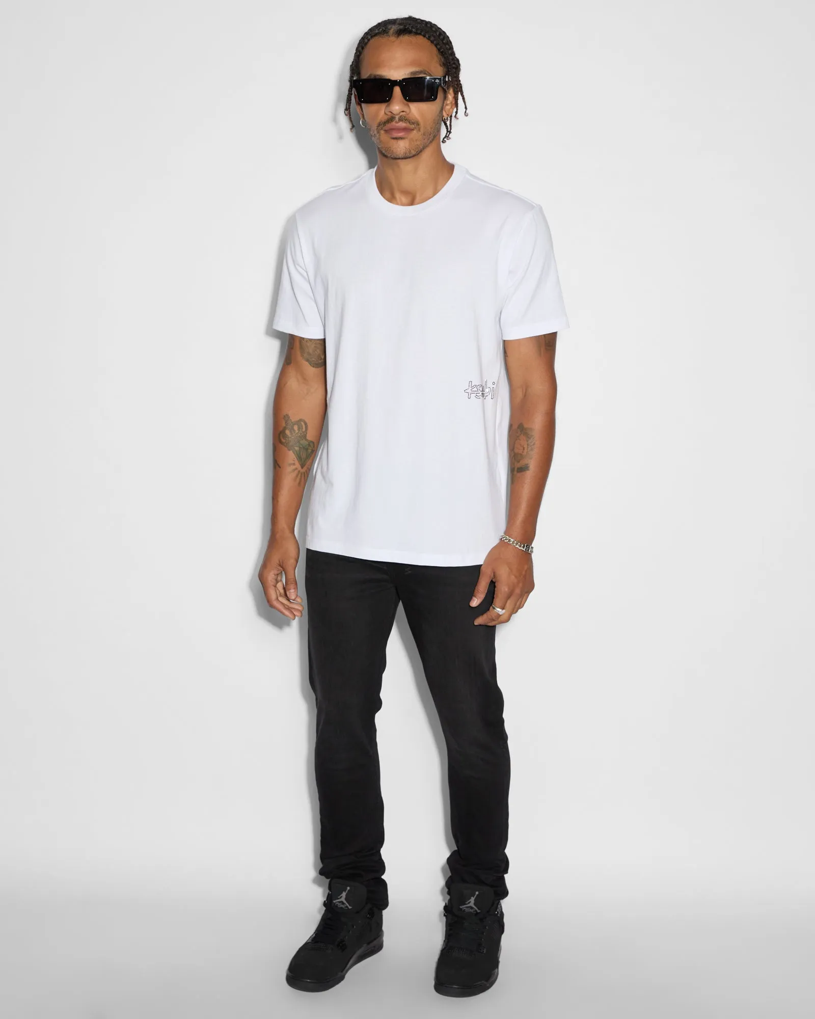 KRYSTAL BLING KASH SS TEE WHITE sold by Ksubi product image thumbnail 3