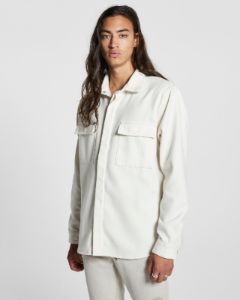 SNAKEBITE WOOL LS SHIRT ANTIKE sold by Ksubi