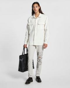 SNAKEBITE WOOL LS SHIRT ANTIKE sold by Ksubi
