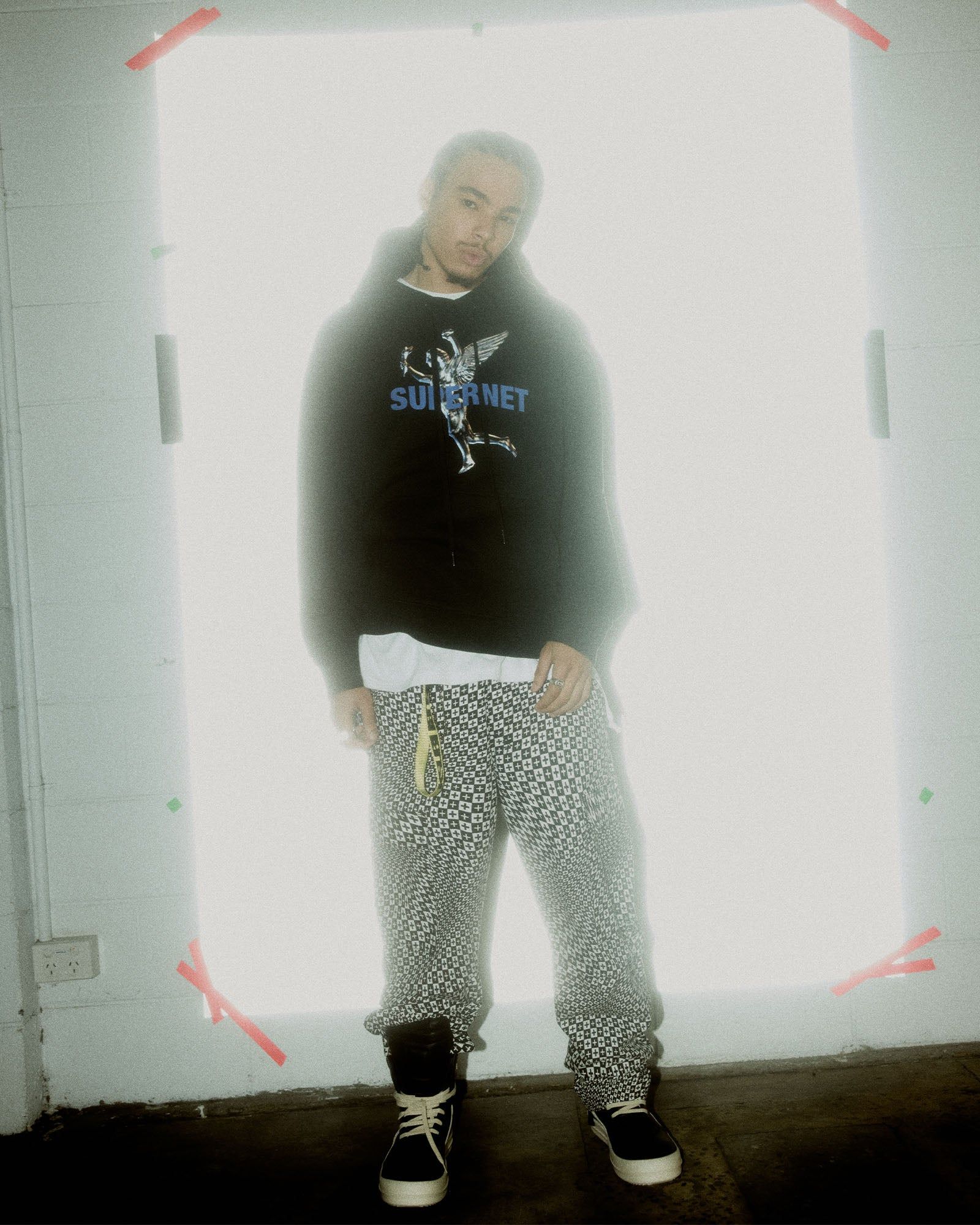 ROLLS BIGGIE HOODIE JET BLACK sold by Ksubi product image thumbnail 2