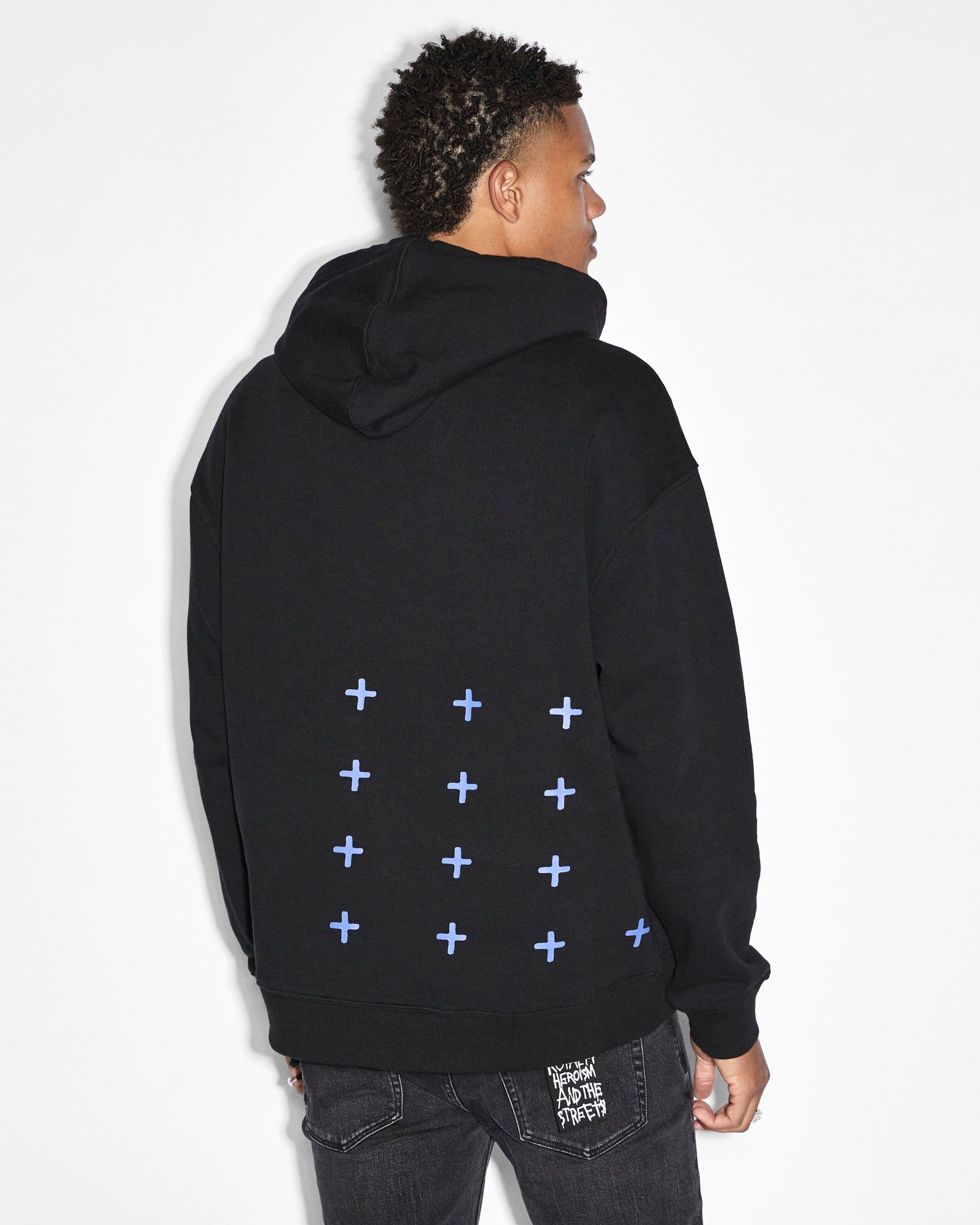 ROLLS BIGGIE HOODIE JET BLACK sold by Ksubi product image thumbnail 3