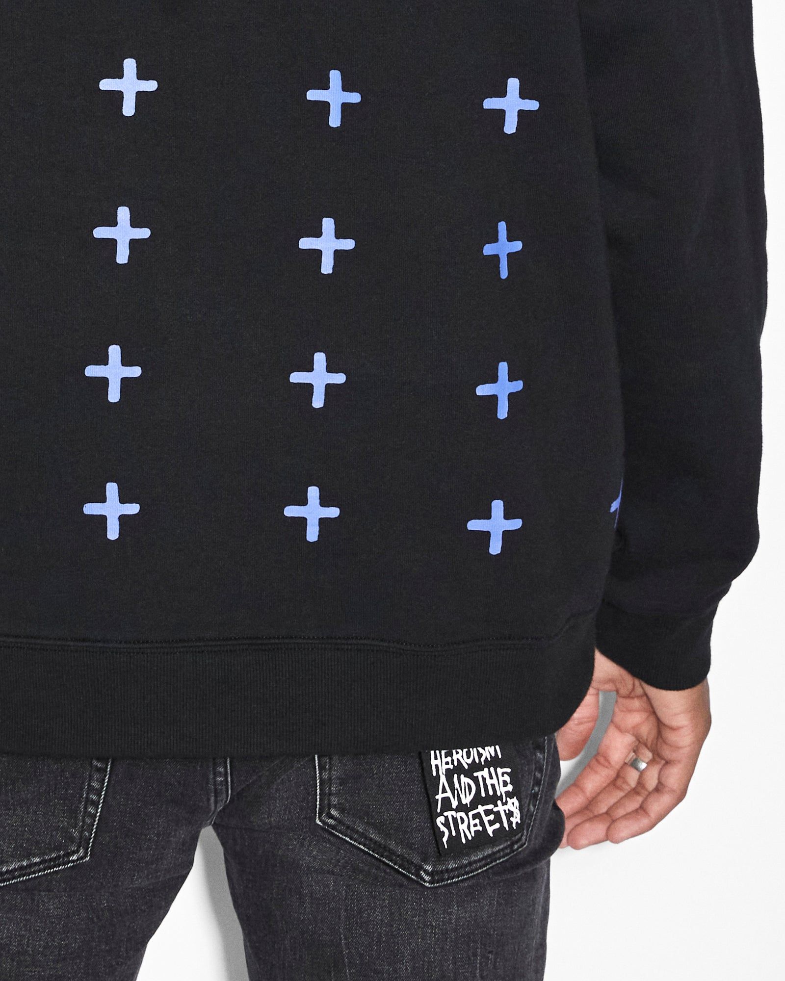 ROLLS BIGGIE HOODIE JET BLACK sold by Ksubi product image thumbnail 5