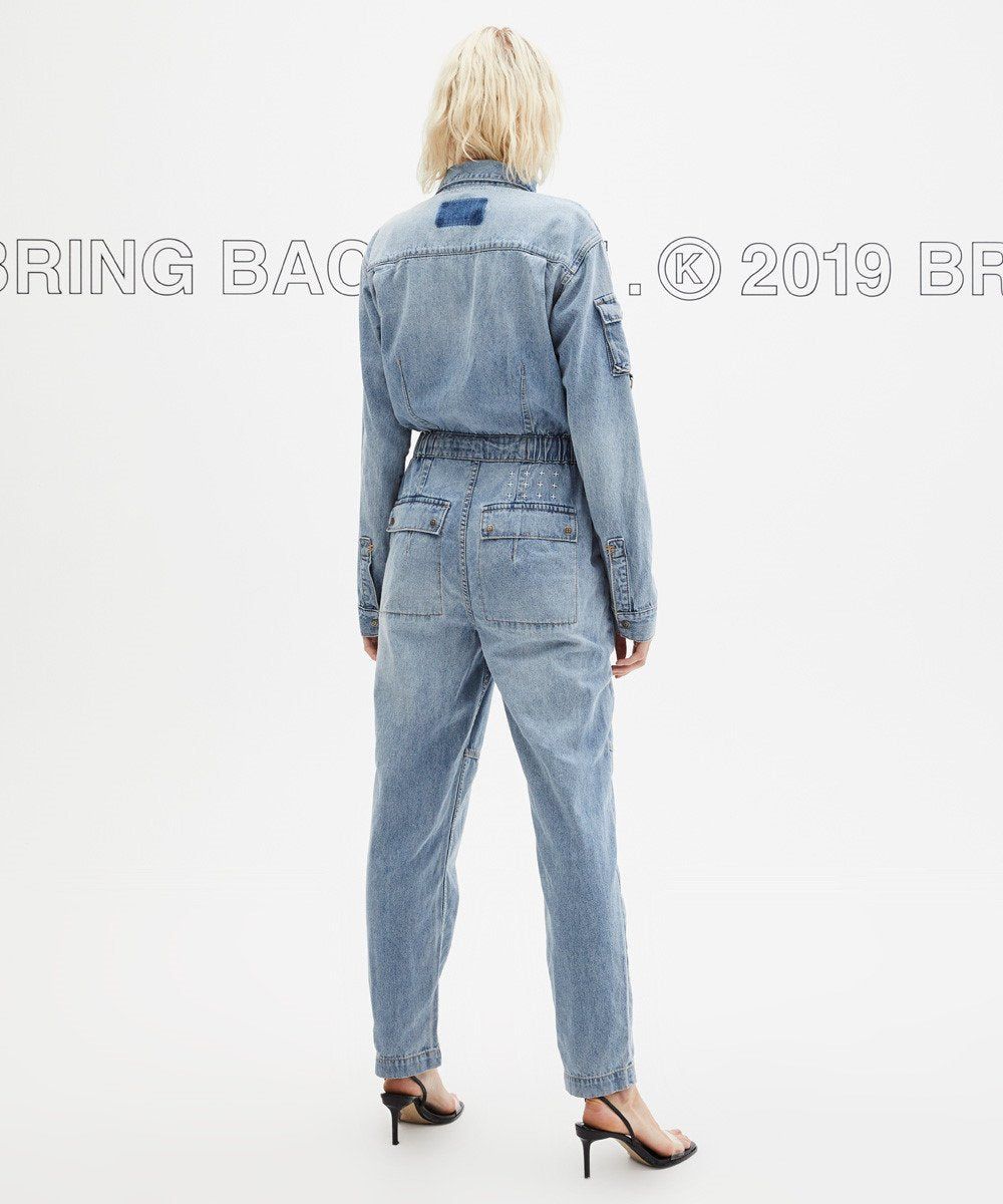 REFLEX BOILER SUIT MELROSE BLUE sold by Ksubi product image thumbnail 4