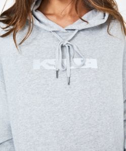 SIGN OF THE TIMES OG HOODIE GREY MARL FLASH sold by Ksubi