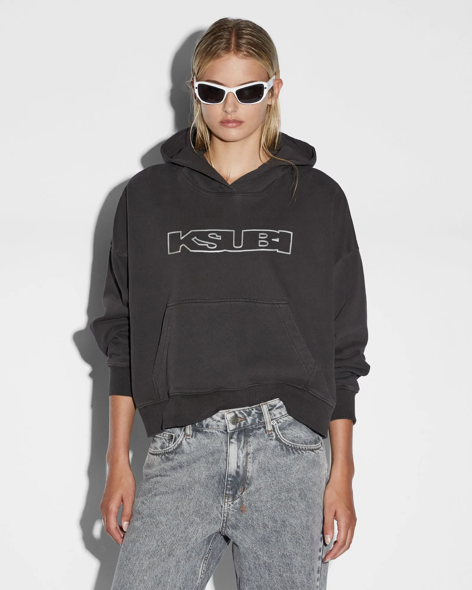SOTT SLOUCH HOODIE CHARCOAL sold by Ksubi