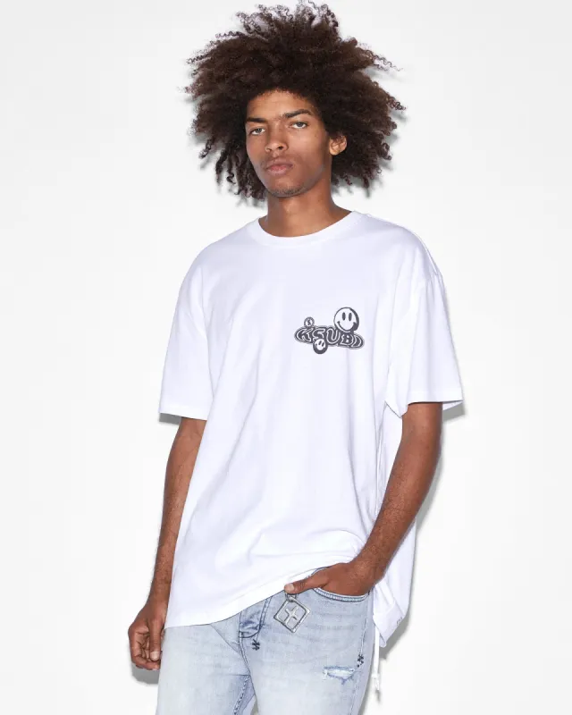 PILL BIGGIE SS TEE TRU WHITE sold by Ksubi