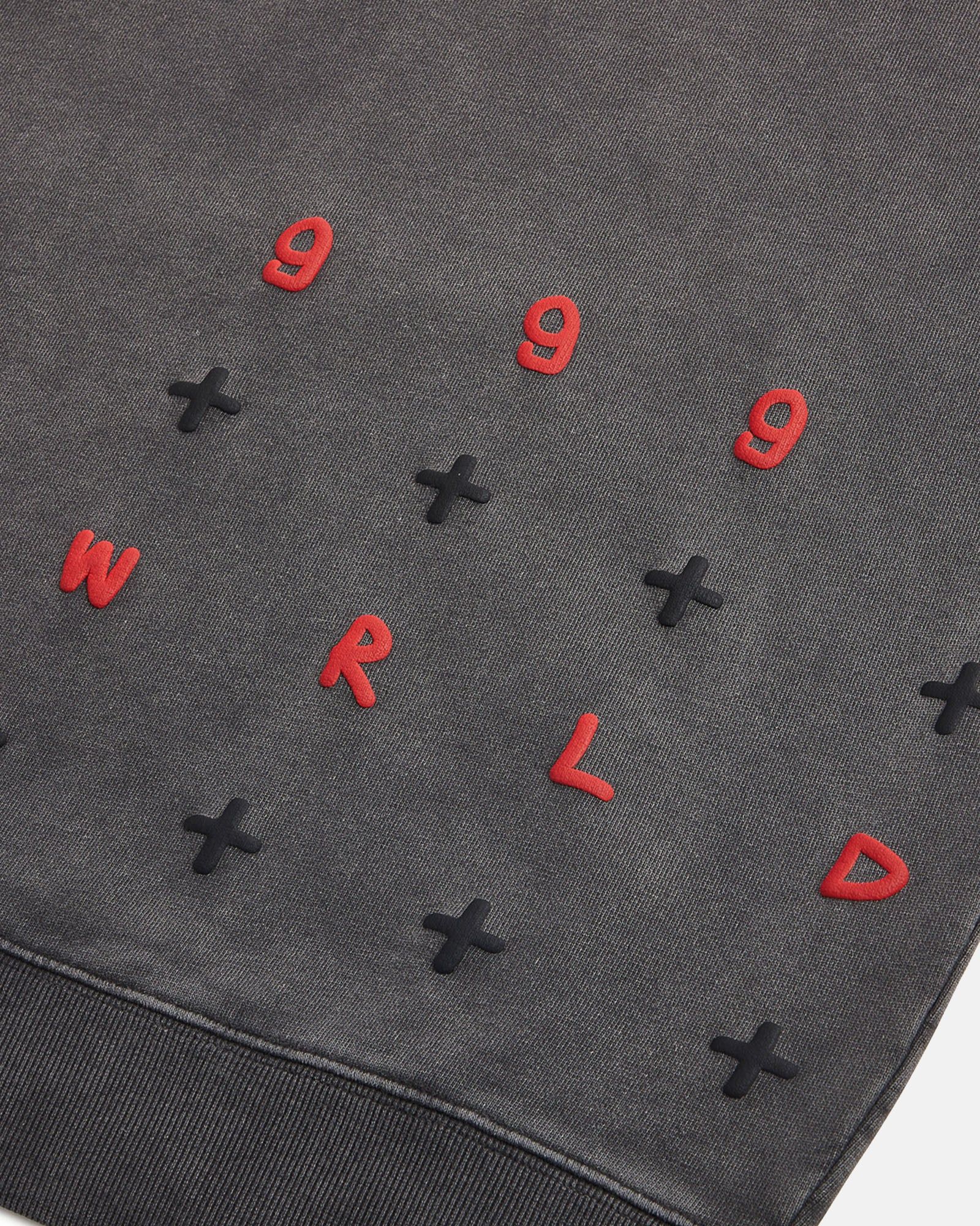 999 WRLD BIGGIE HOODIE FADED BLACK sold by Ksubi product image thumbnail 6