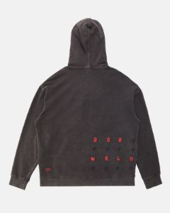 999 WRLD BIGGIE HOODIE FADED BLACK sold by Ksubi