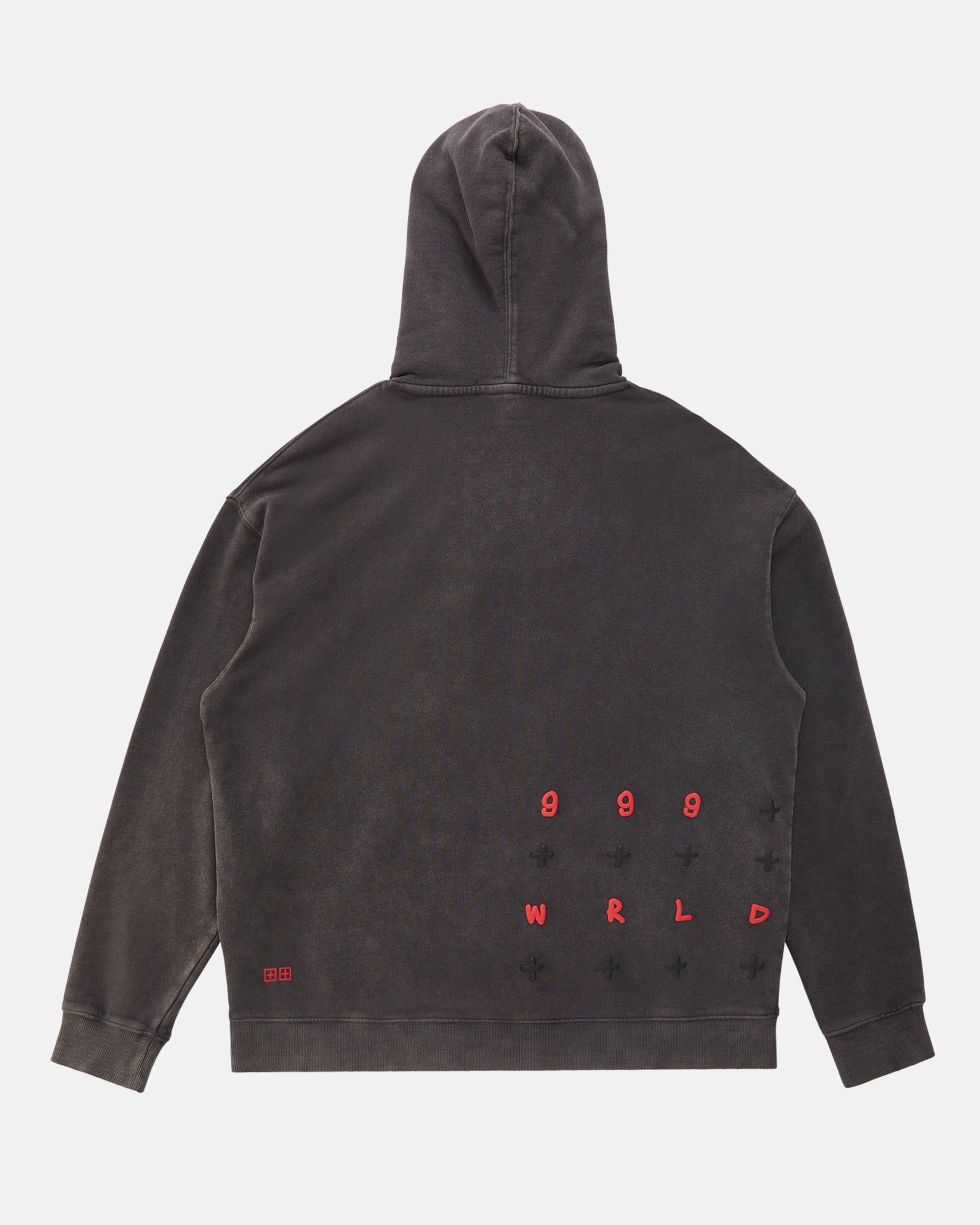 999 WRLD BIGGIE HOODIE FADED BLACK sold by Ksubi product image thumbnail 2