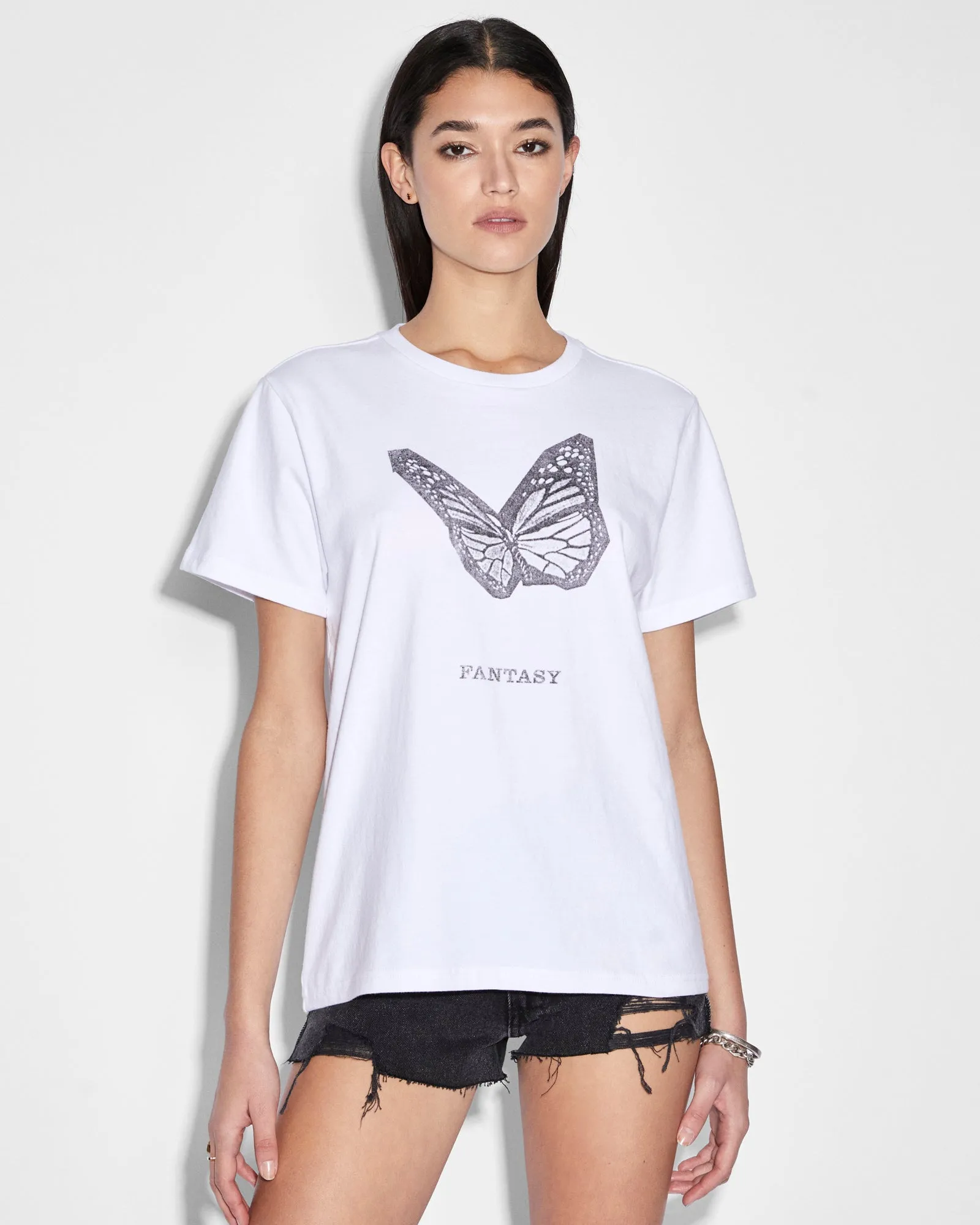 FLY FANTASY KLASSIC SS TEE WHITE sold by Ksubi