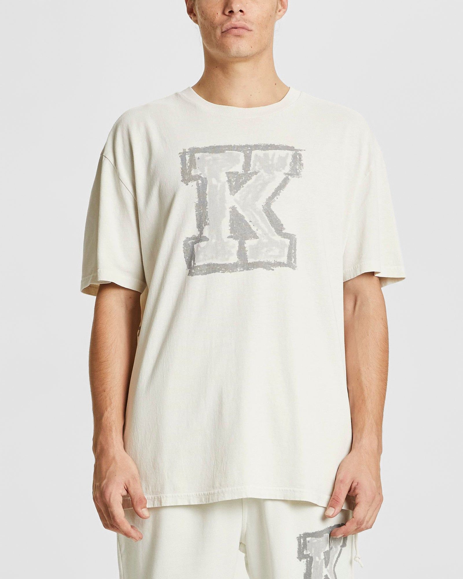 SKETCHY BIGGIE SS TEE GREY sold by Ksubi