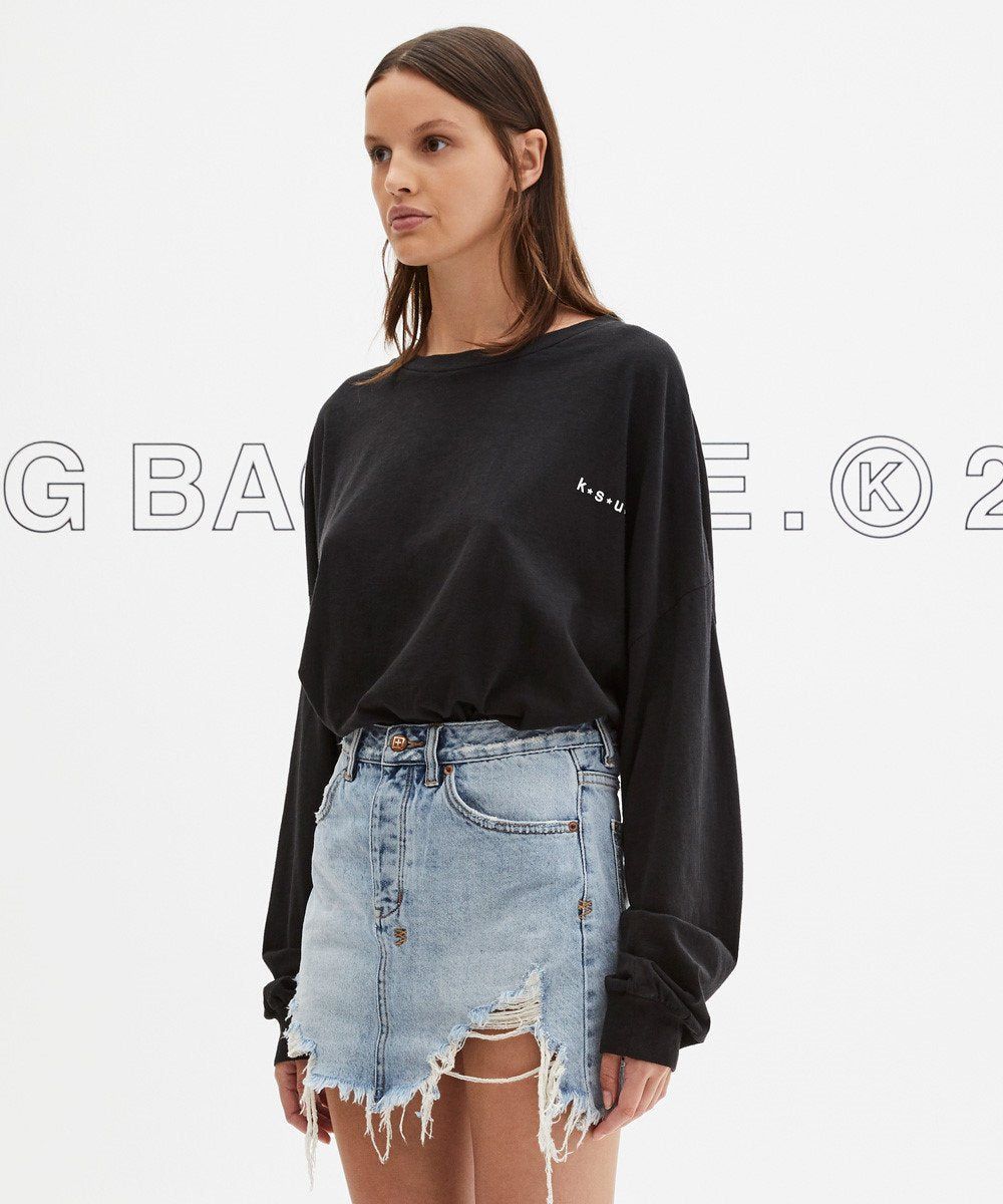 4 STAR LS TEE TRU BLACK sold by Ksubi product image thumbnail 3