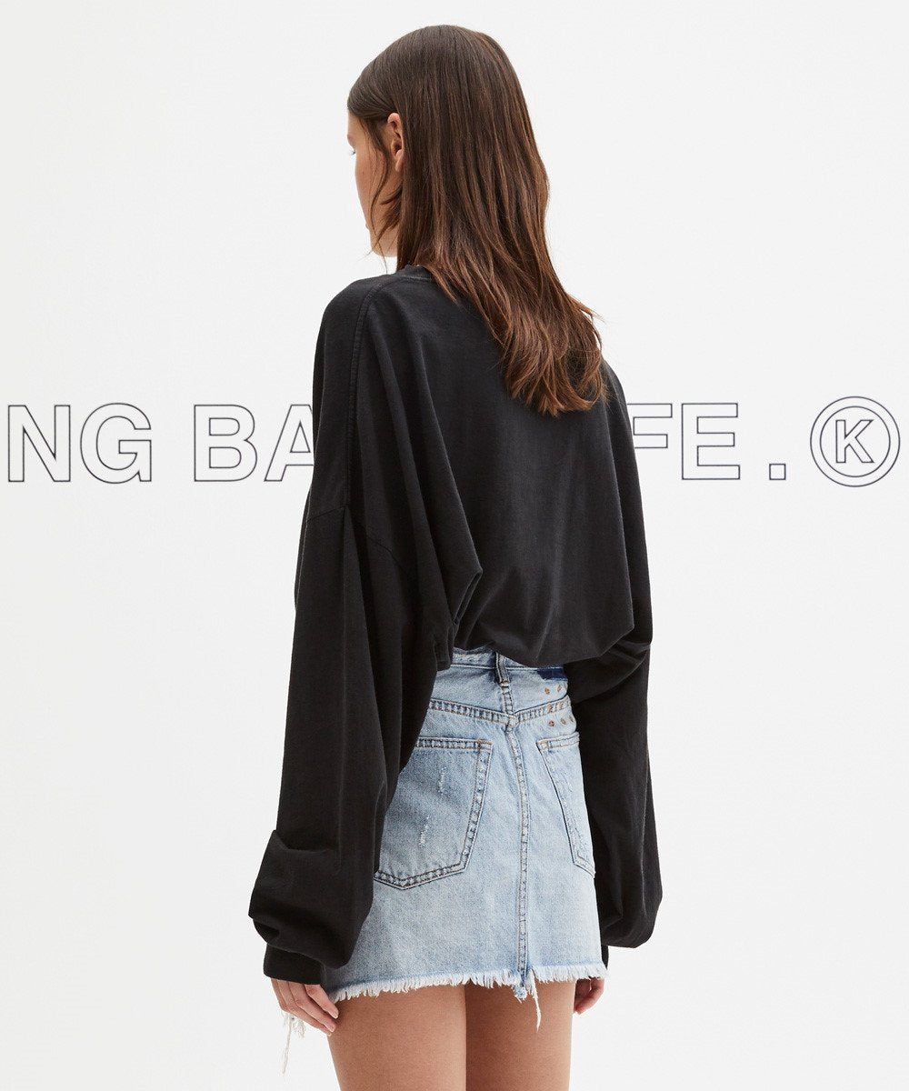 4 STAR LS TEE TRU BLACK sold by Ksubi product image thumbnail 4